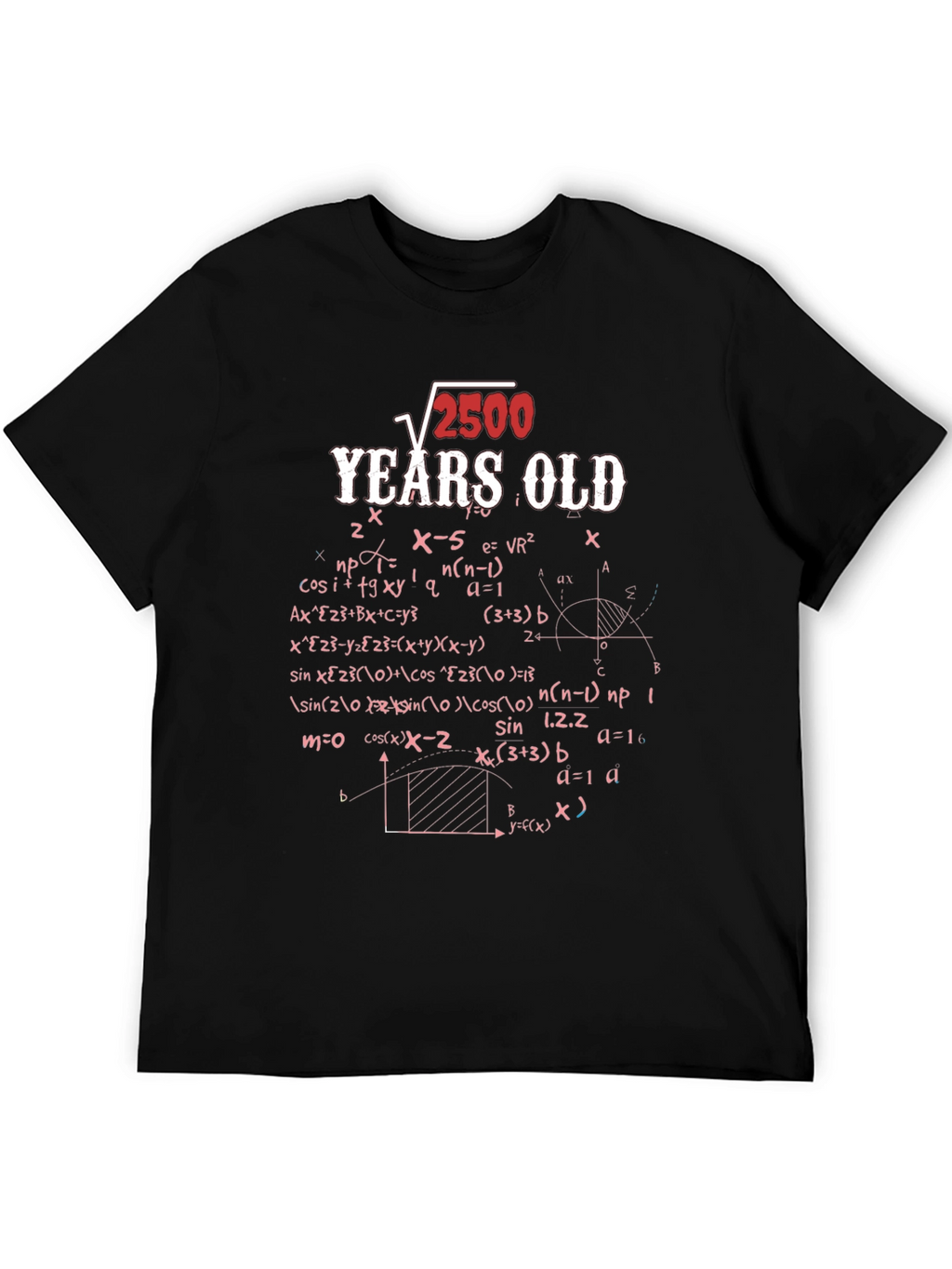 50th Birthday Math Formula T-Shirt - Funny Gift