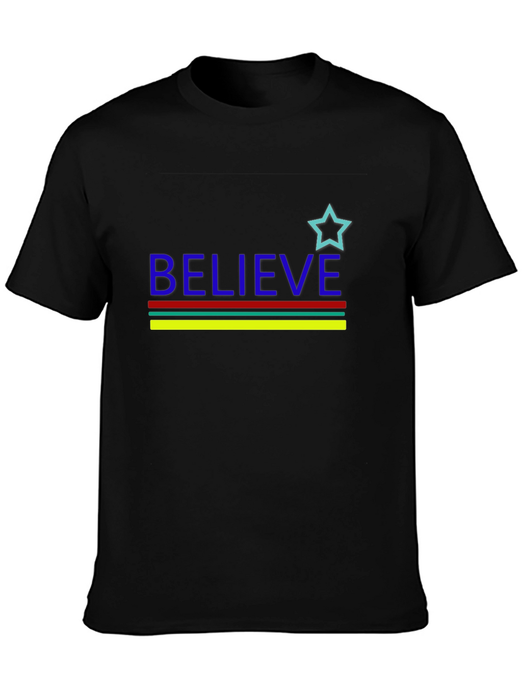 Believe Graphic Tee - Black