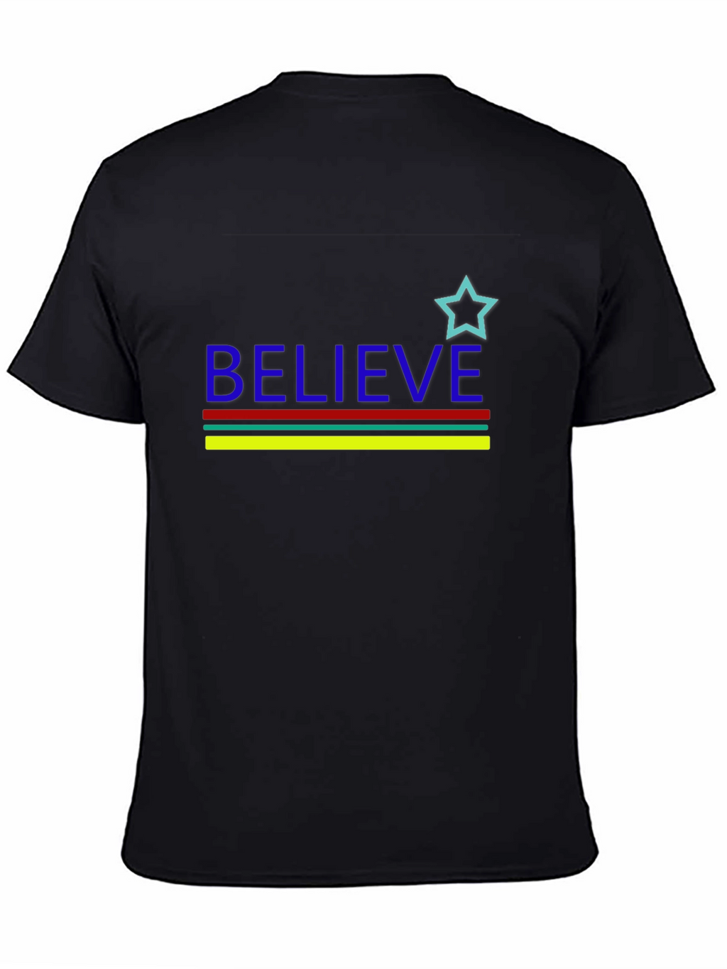 Believe Graphic Tee - Black