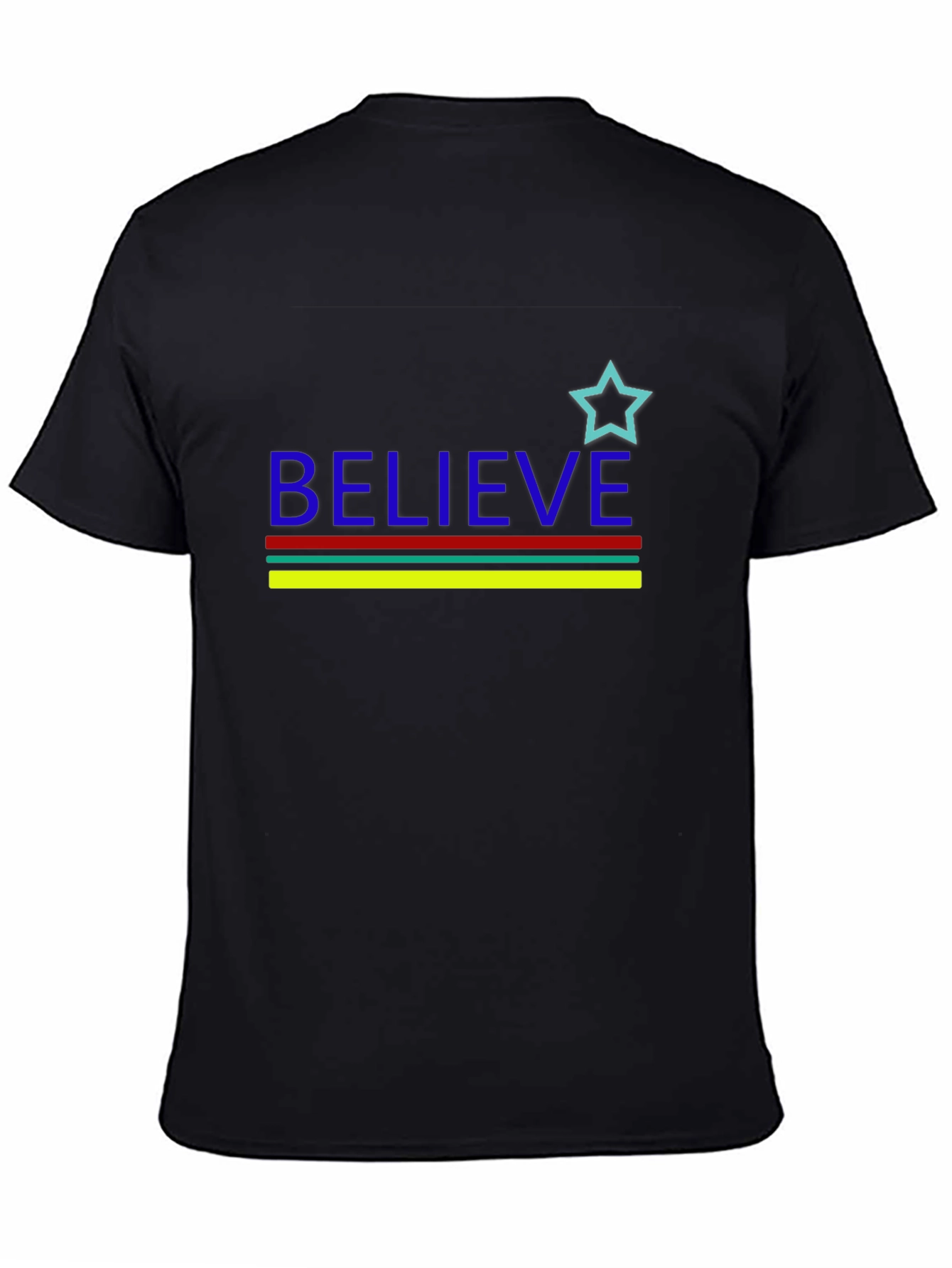 Believe Graphic Tee - Black