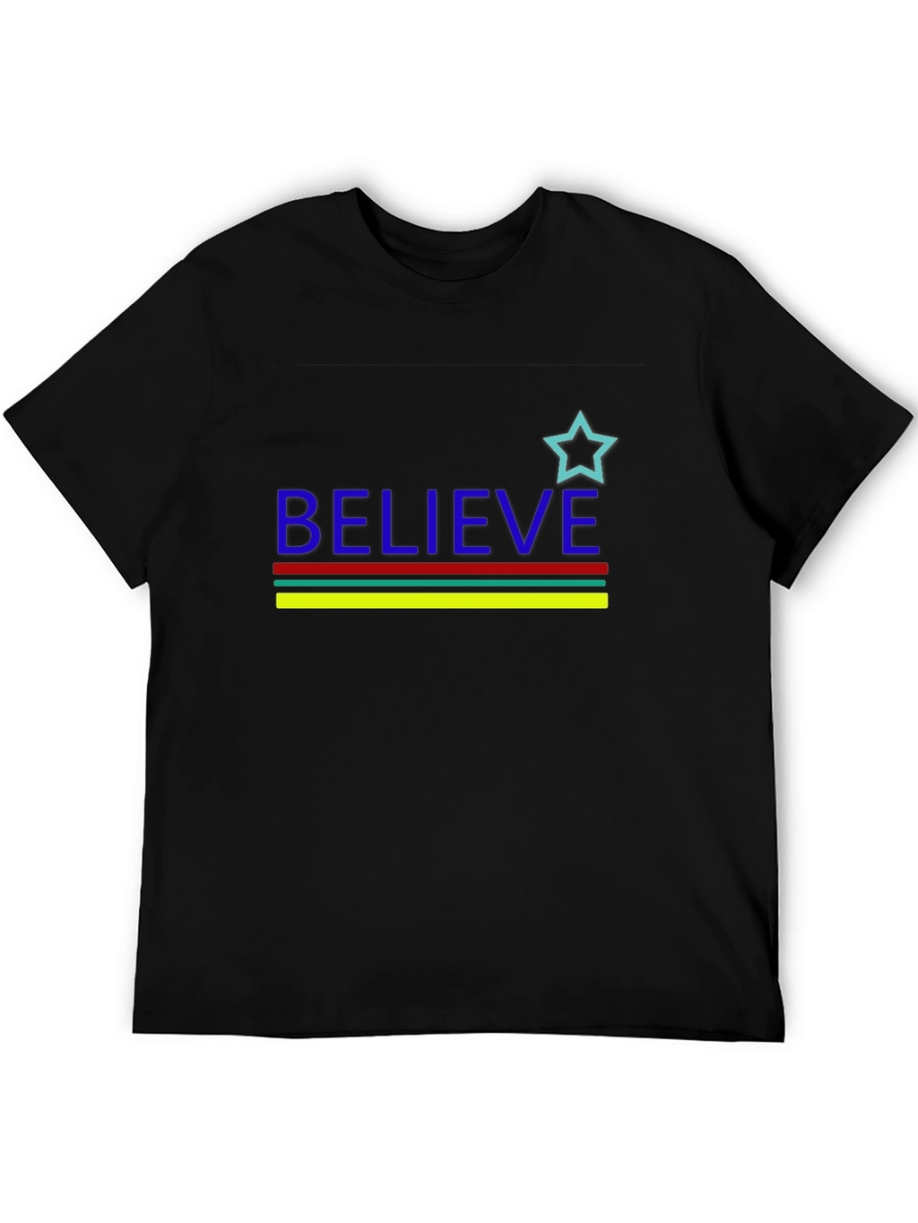 Believe Graphic Tee - Black
