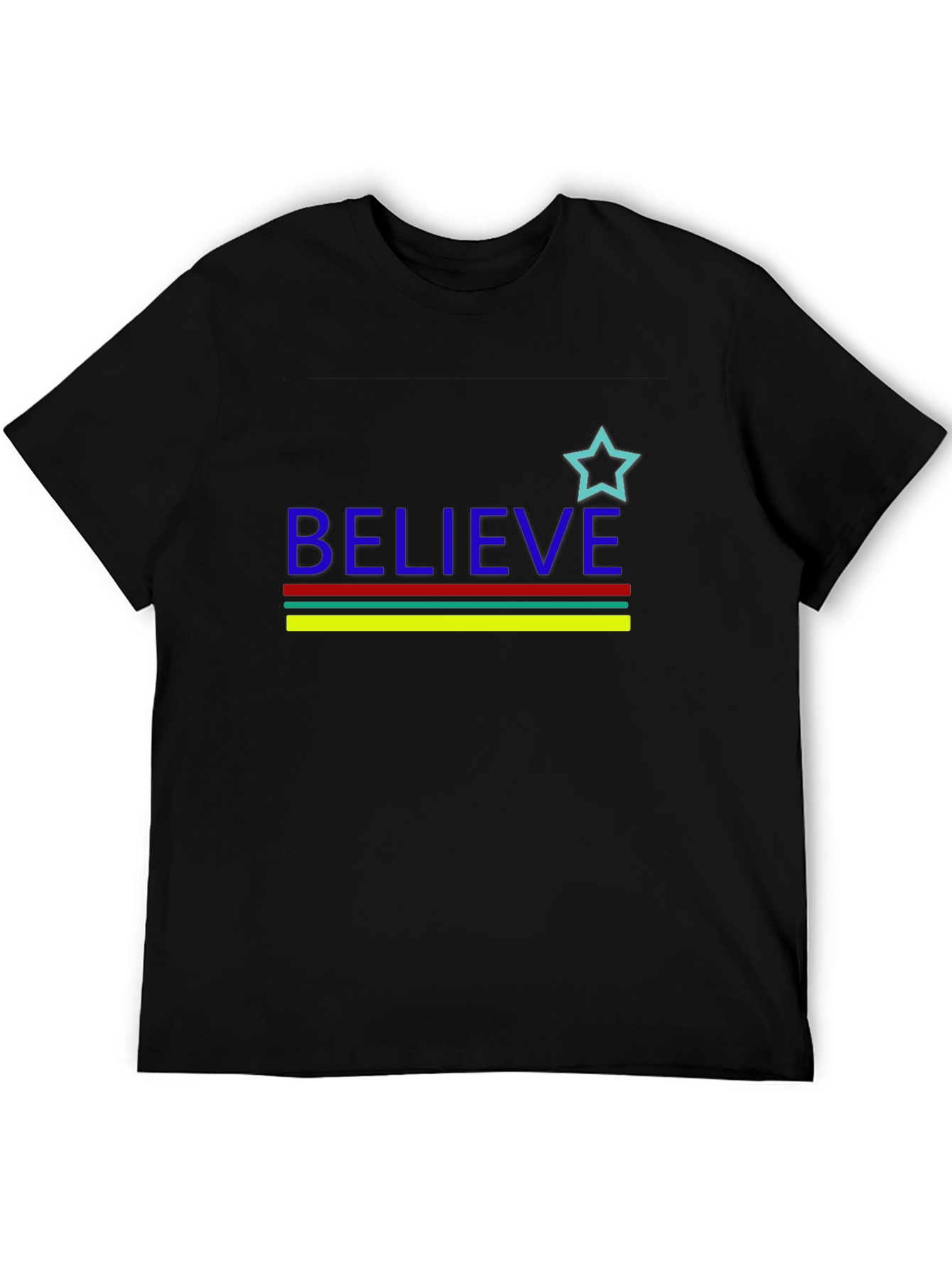 Believe Graphic Tee - Black
