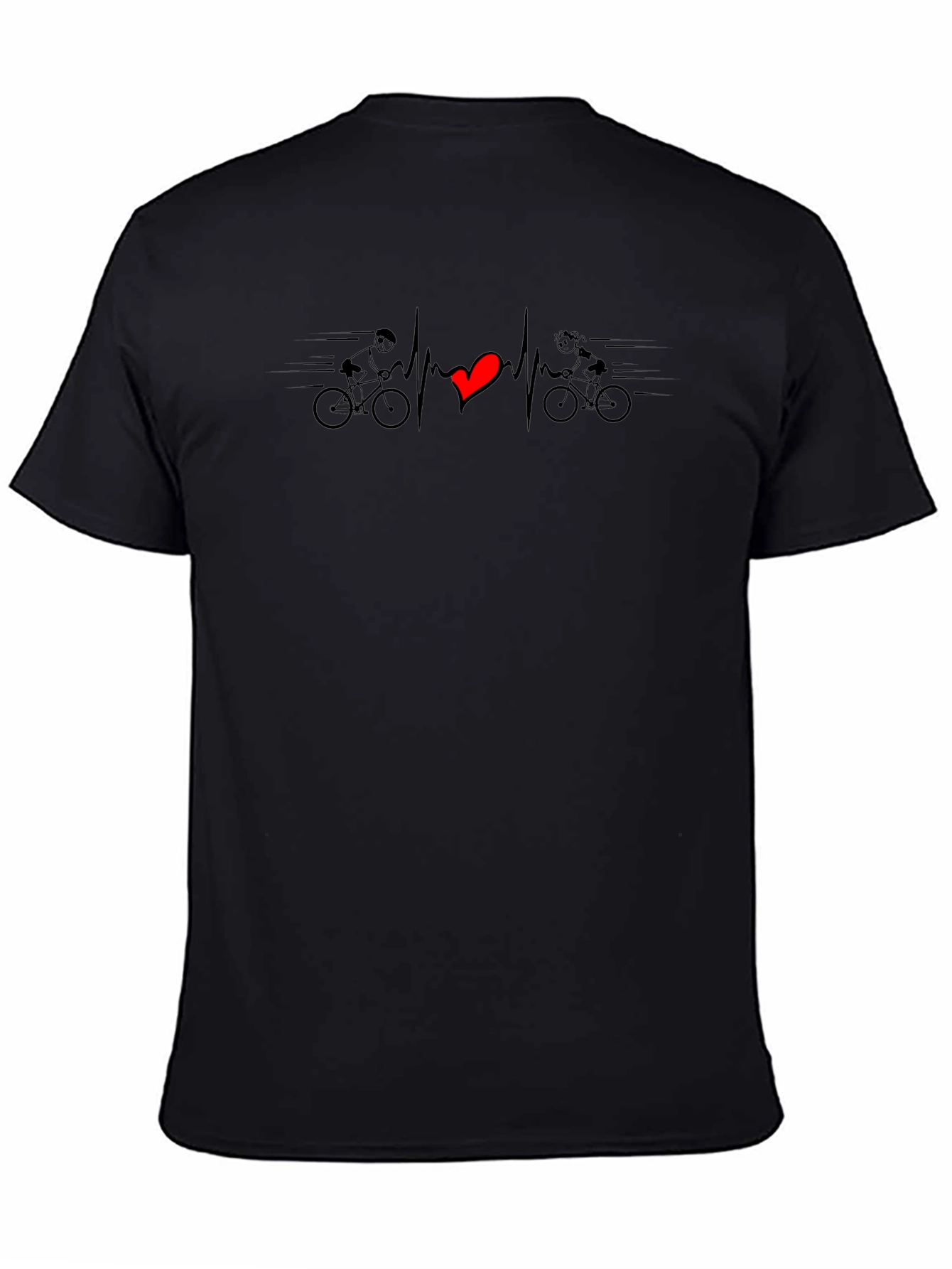 Cycling Heartbeat Graphic Tee