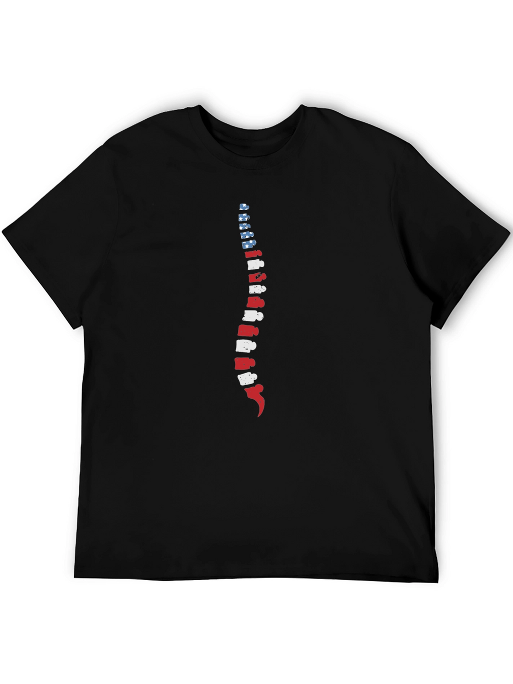 American Spine Graphic Black T-Shirt