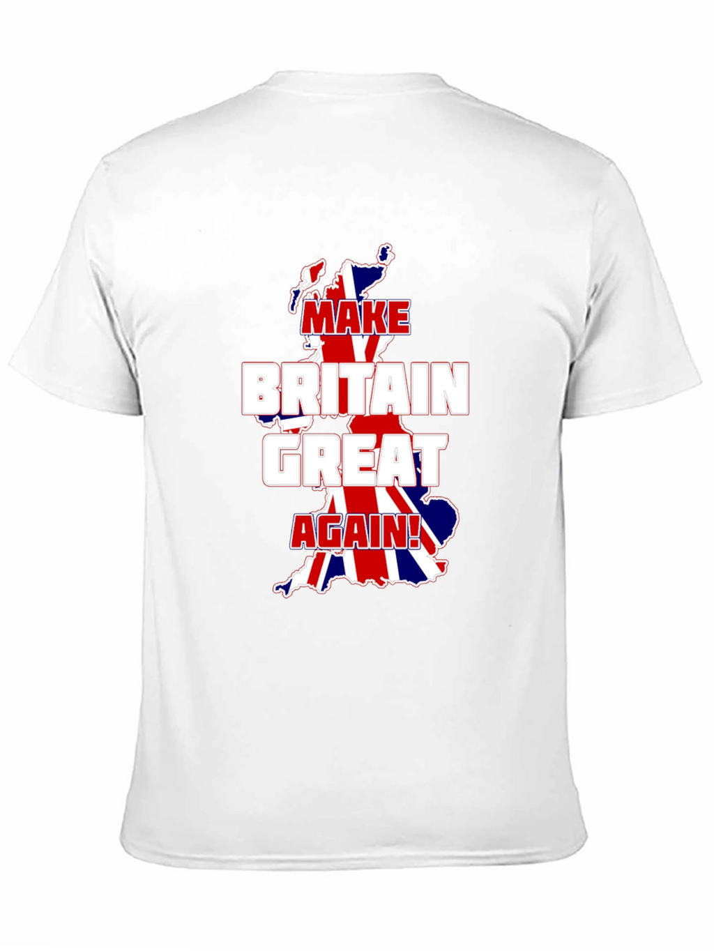 Make Britain Great Again T-Shirt - Union Jack Map