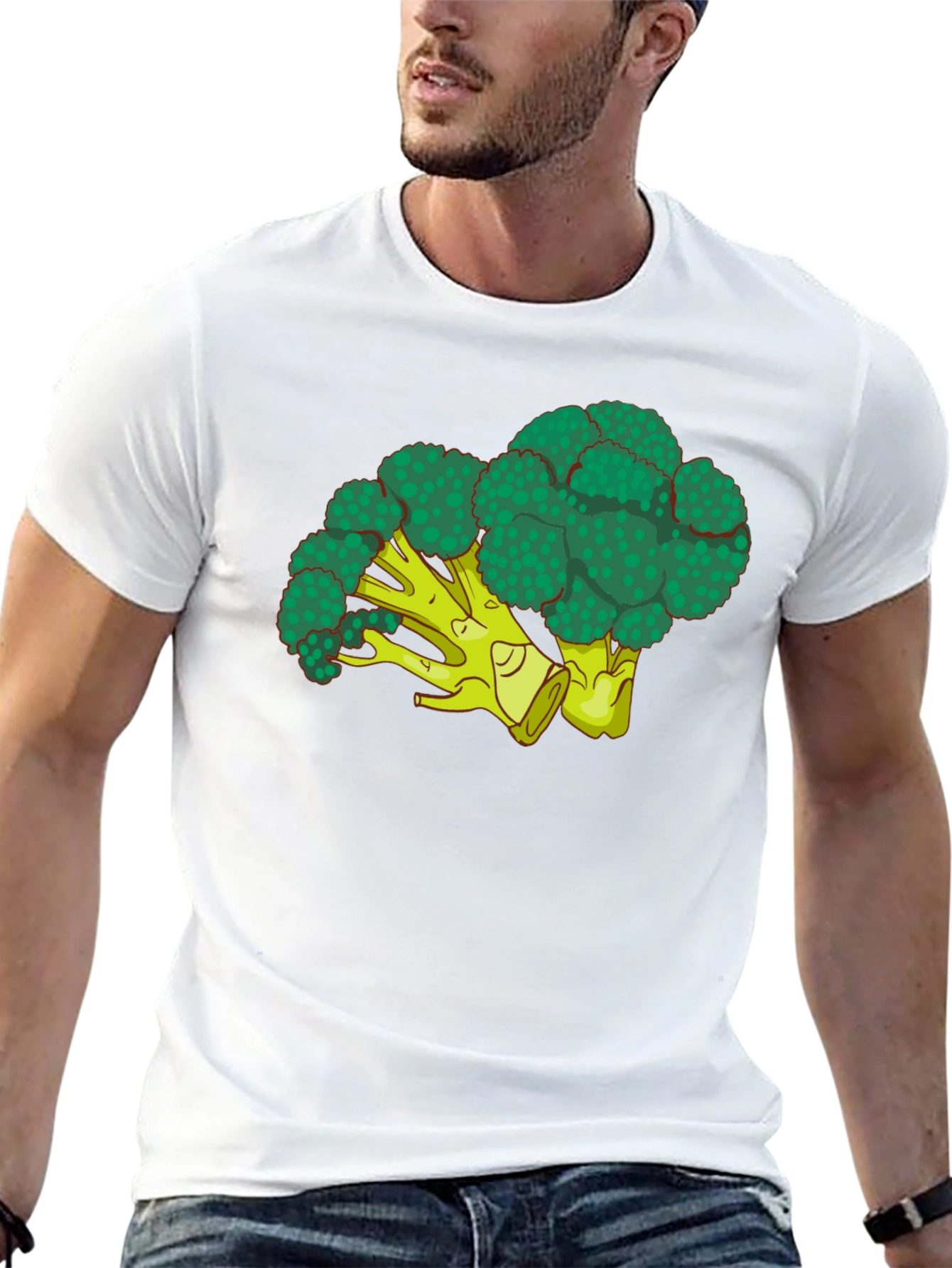 Broccoli Graphic T-Shirt - Healthy Eating Tee