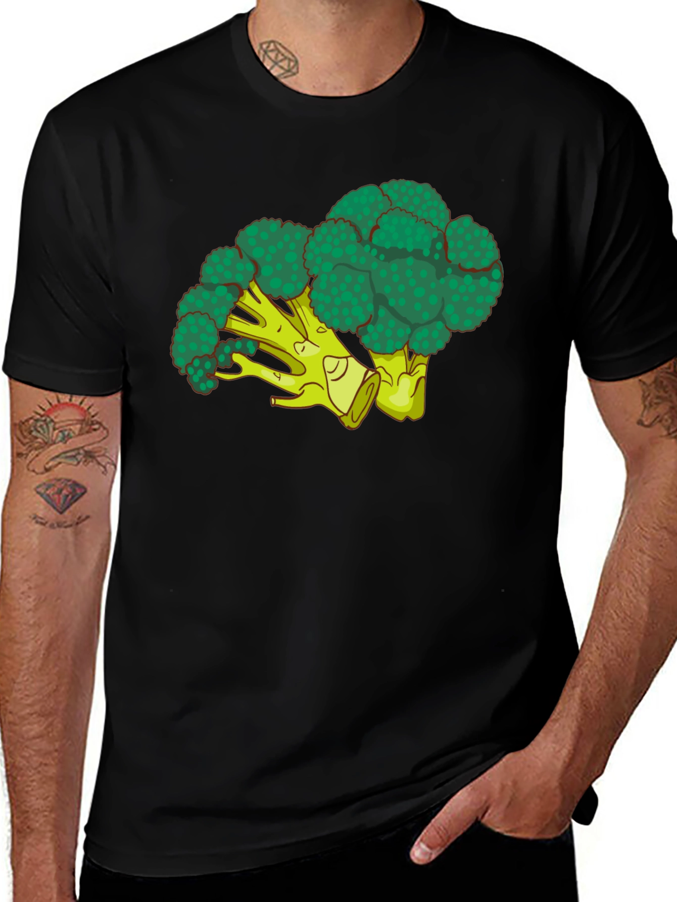 Broccoli Graphic T-Shirt - Healthy Eating Tee