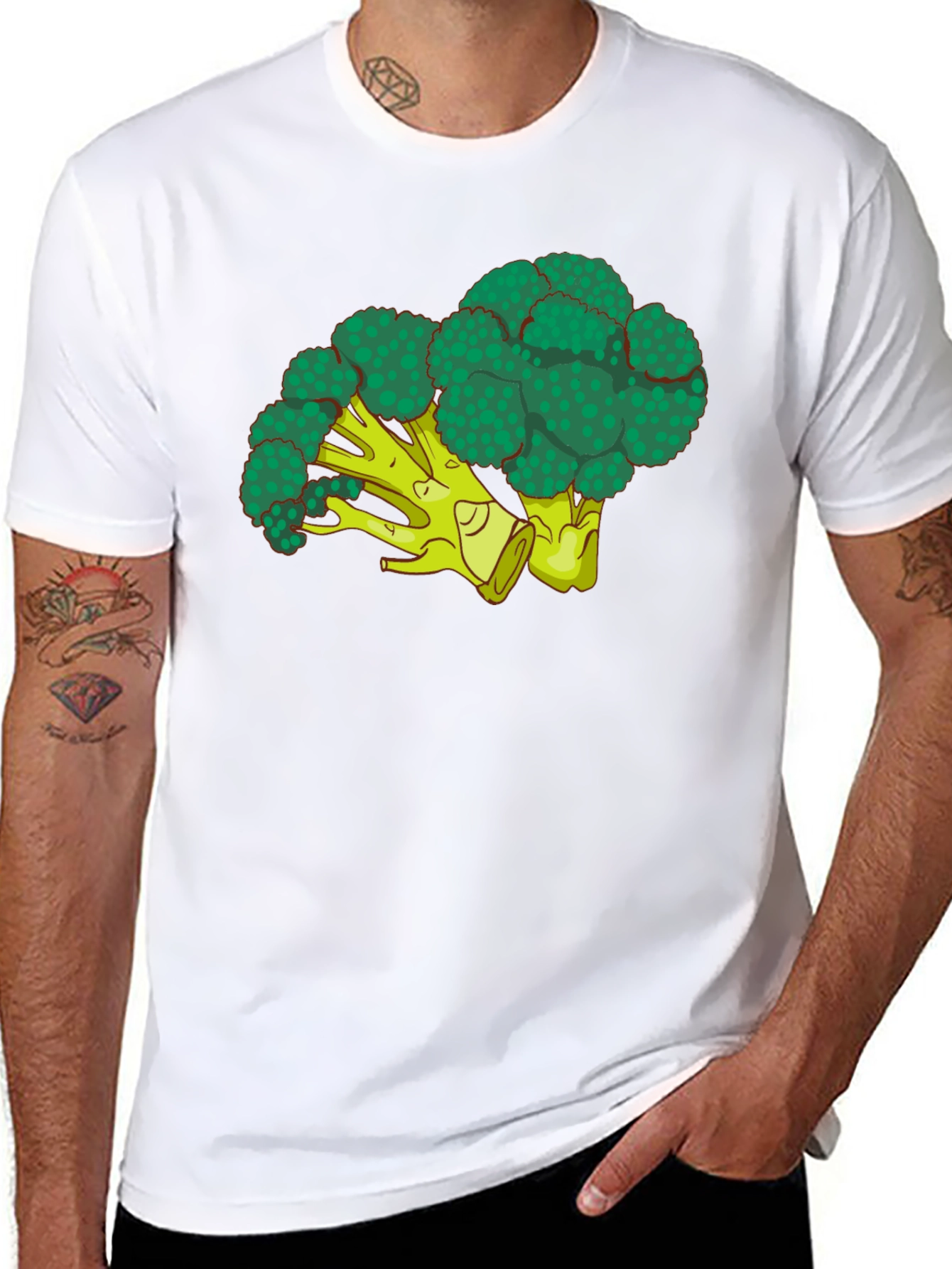 Broccoli Graphic T-Shirt - Healthy Eating Tee