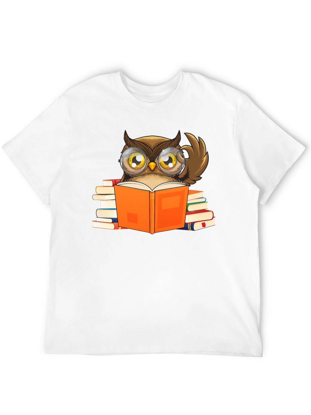 Bookish Owl T-Shirt - Smart & Stylish
