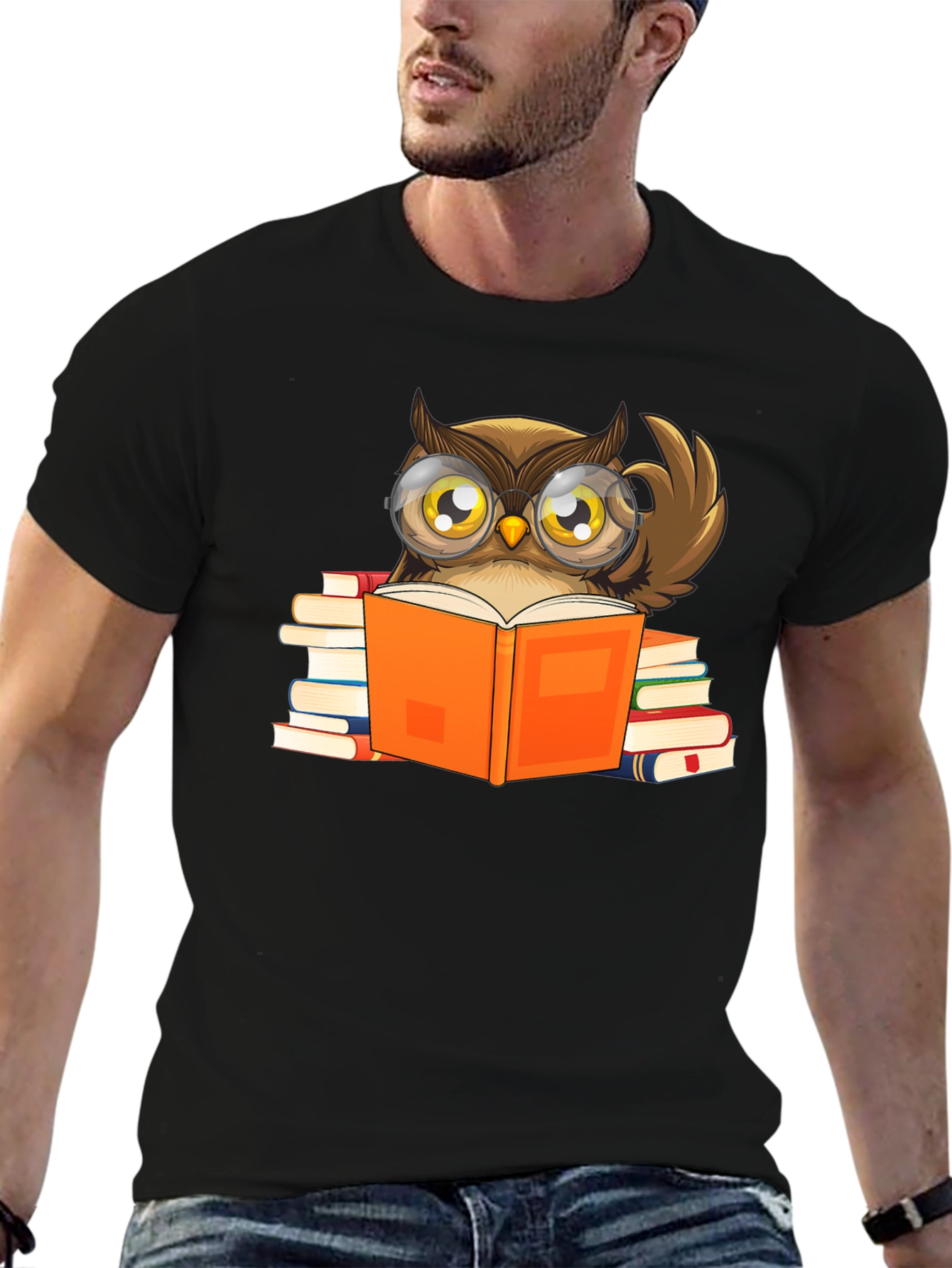 Bookish Owl T-Shirt - Smart & Stylish