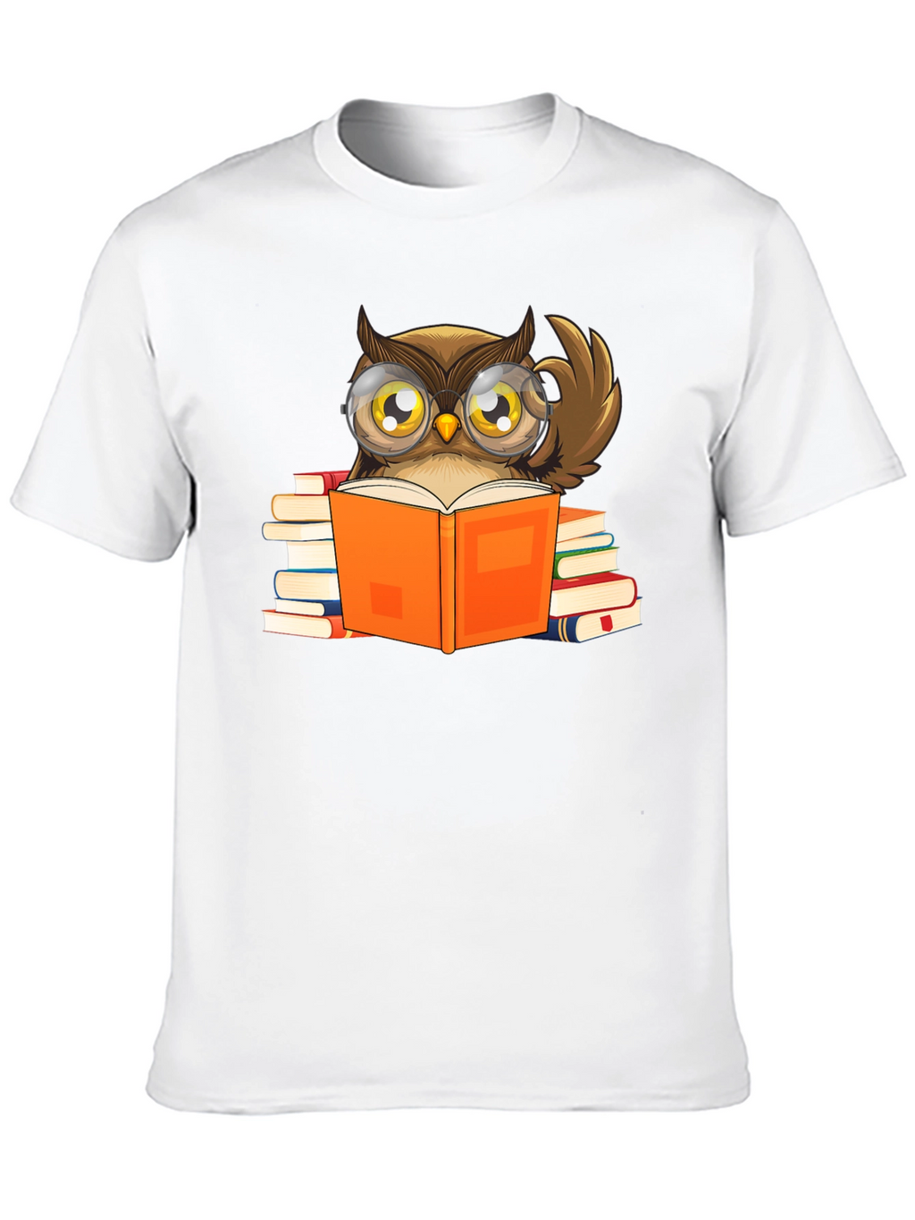 Bookish Owl T-Shirt - Smart & Stylish