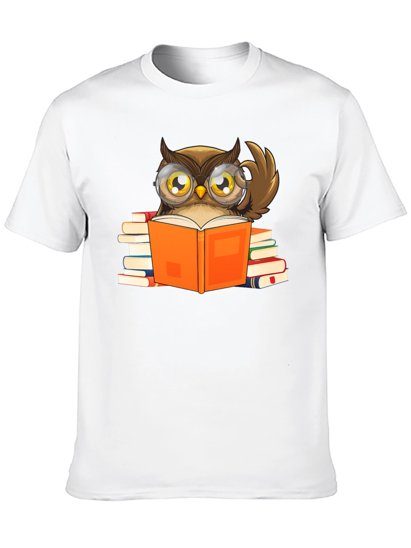 Bookish Owl T-Shirt - Smart & Stylish
