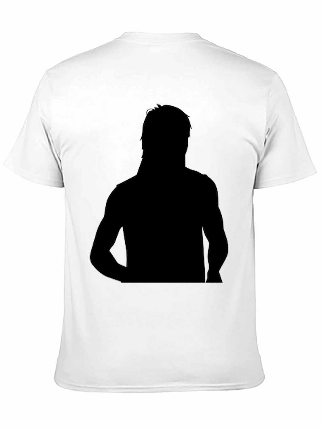 Silhouette Graphic Tee - Soft Black Cotton
