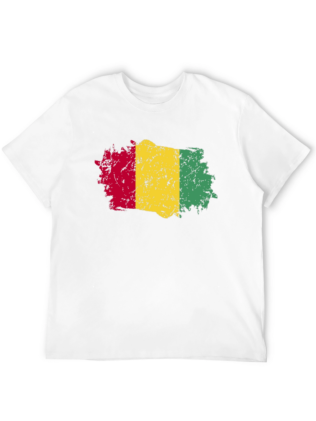 Rasta Flag T-Shirt - Distressed Style