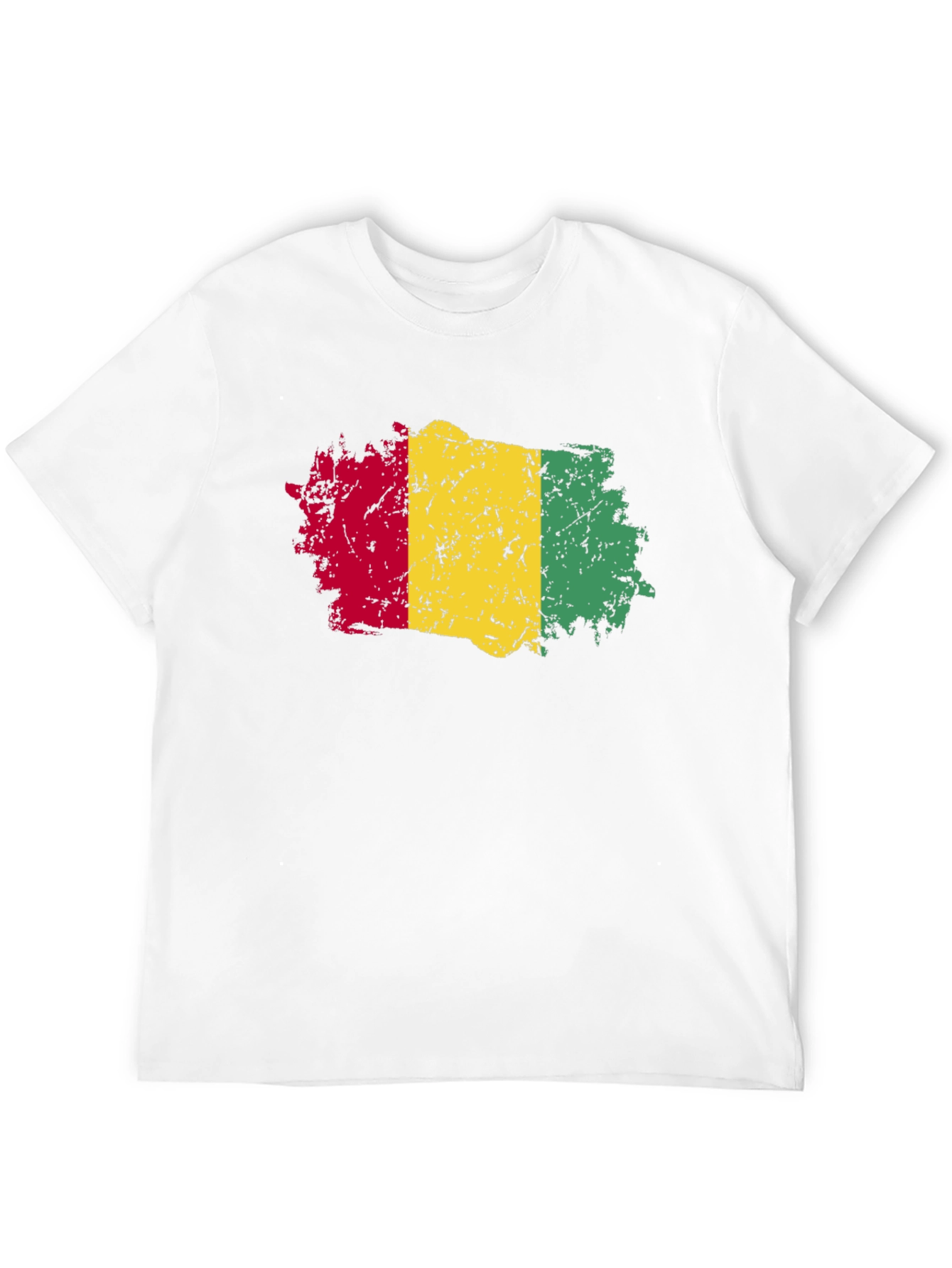 Rasta Flag T-Shirt - Distressed Style