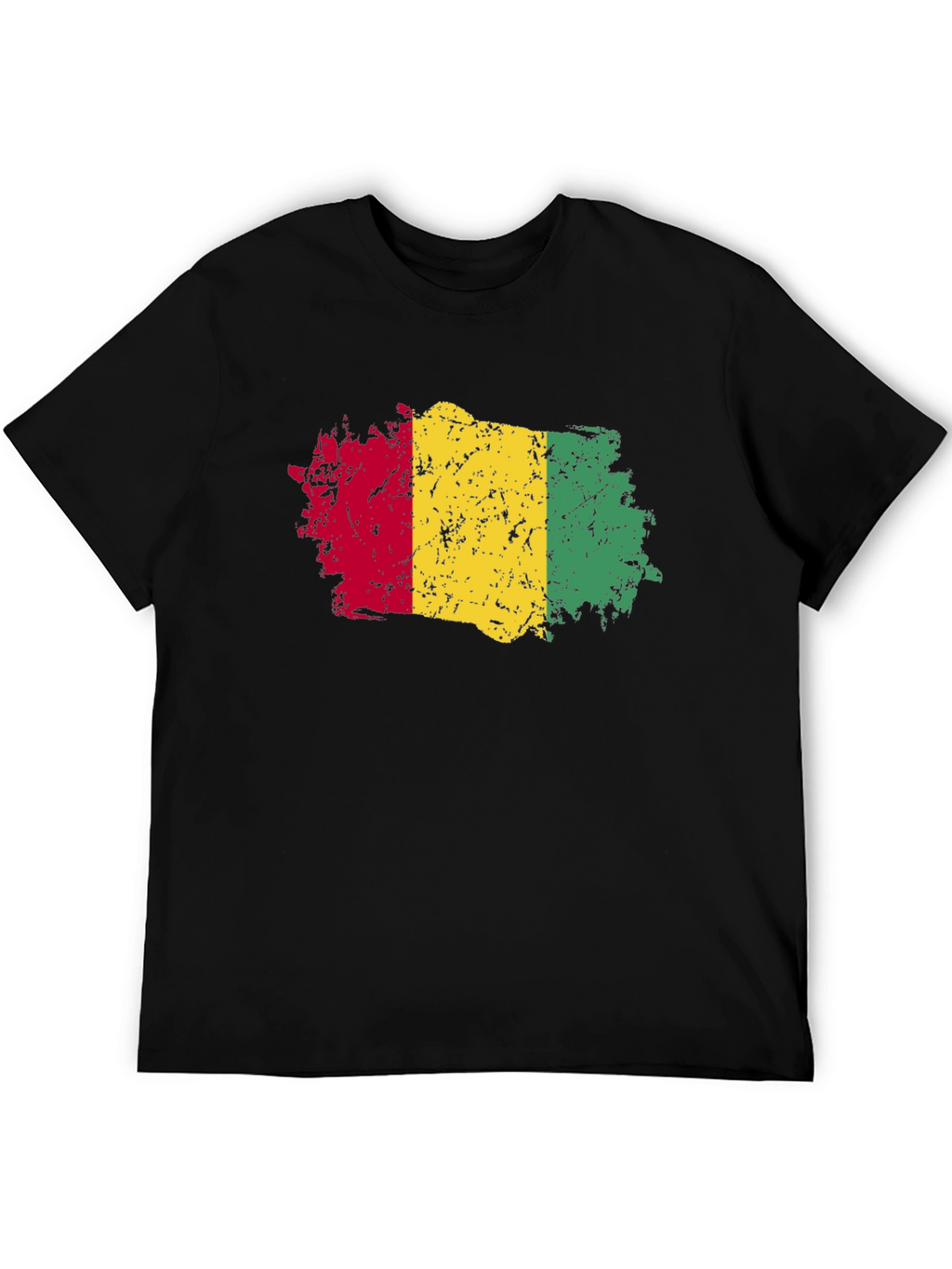 Rasta Flag T-Shirt - Distressed Style