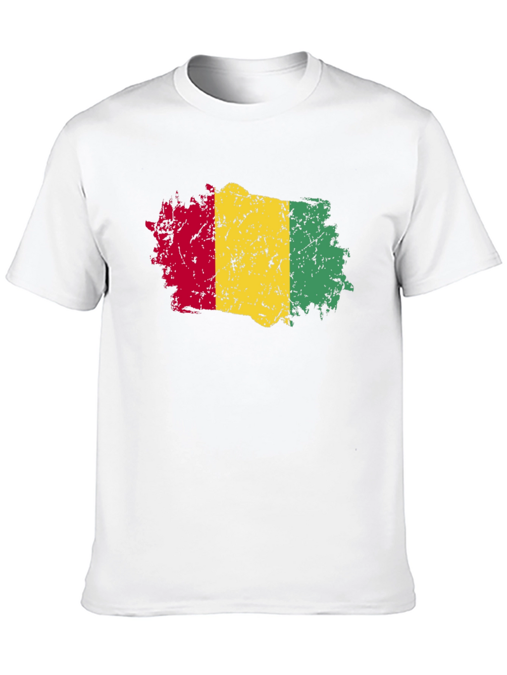 Rasta Flag T-Shirt - Distressed Style