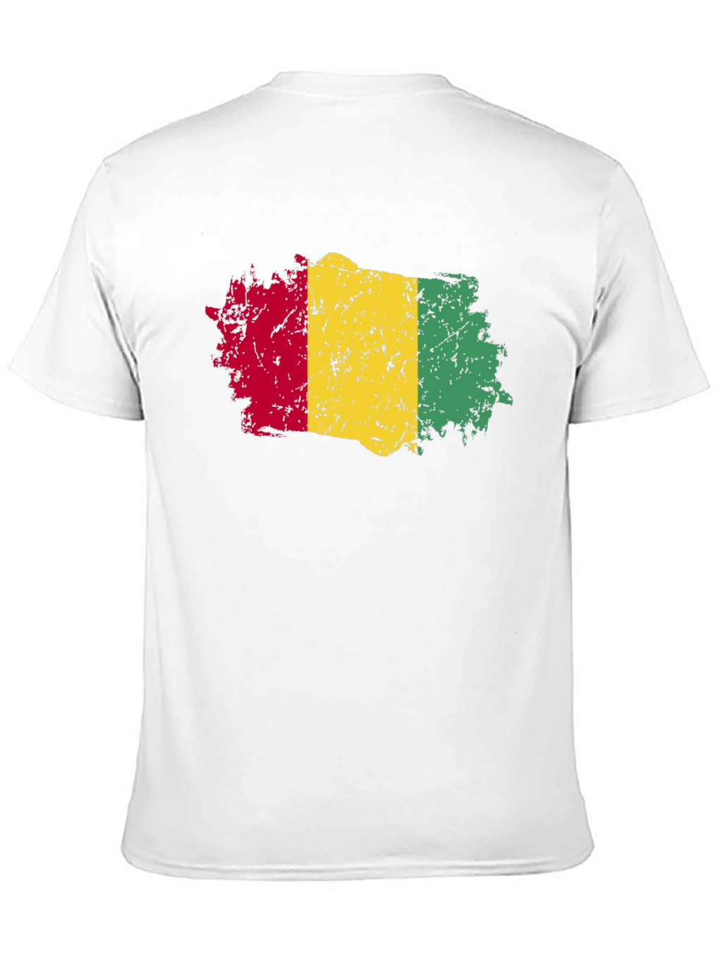 Rasta Flag T-Shirt - Distressed Style