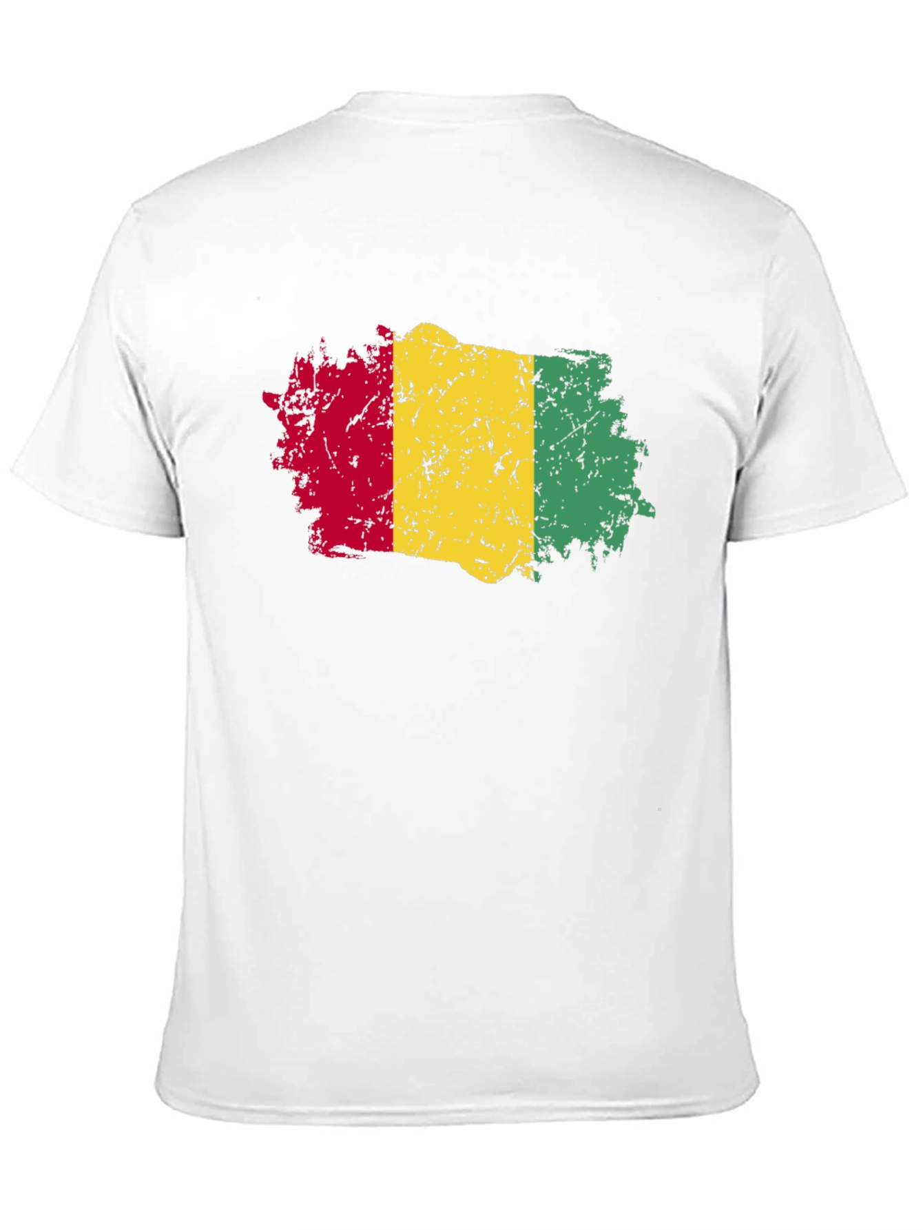 Rasta Flag T-Shirt - Distressed Style