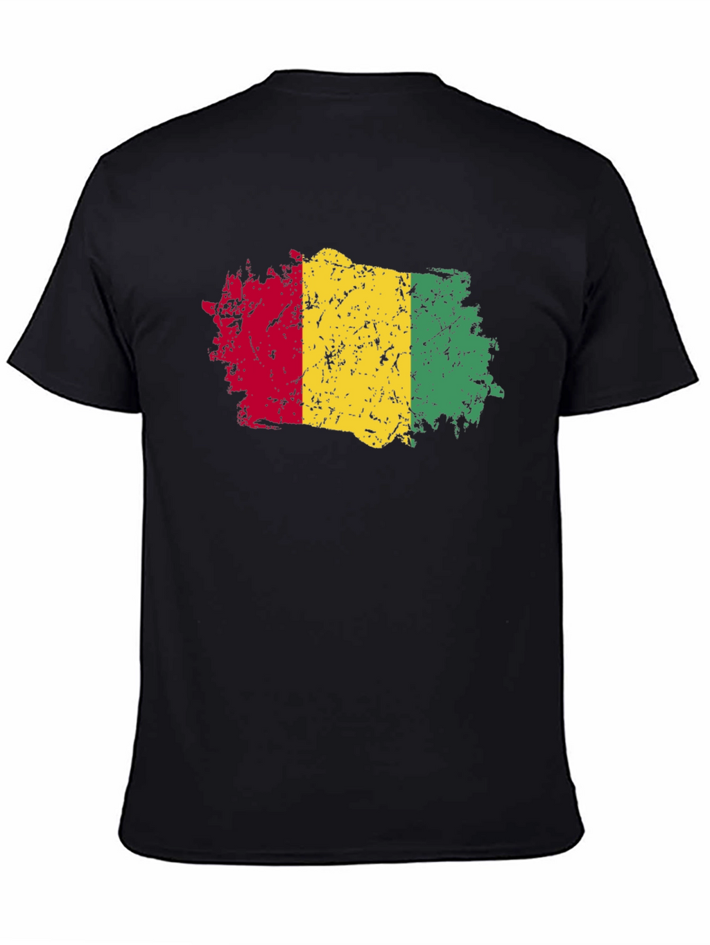 Rasta Flag T-Shirt - Distressed Style