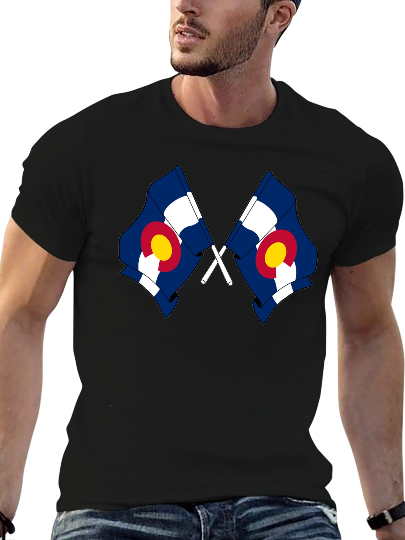 Colorado Flag Graphic T-Shirt