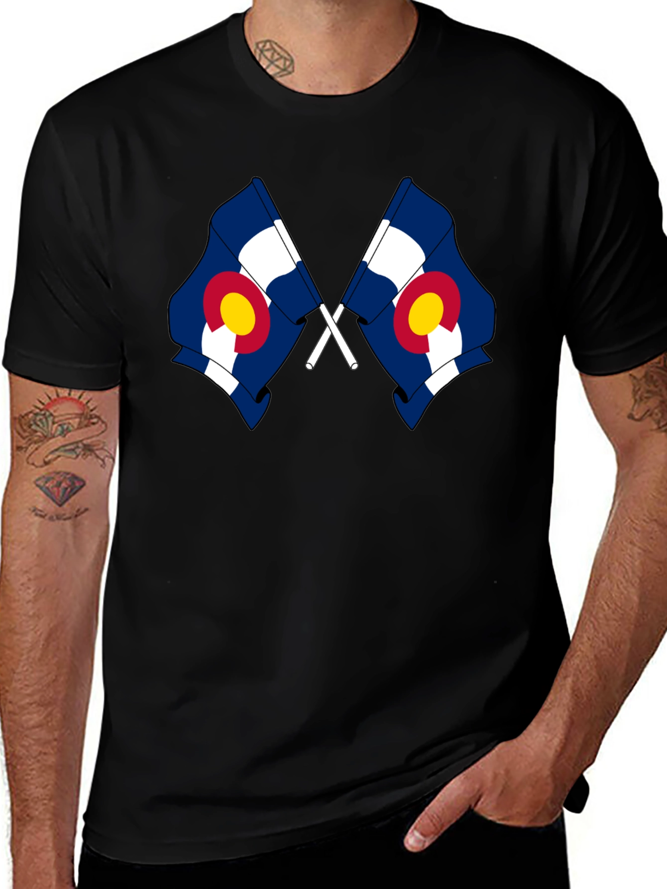 Colorado Flag Graphic T-Shirt
