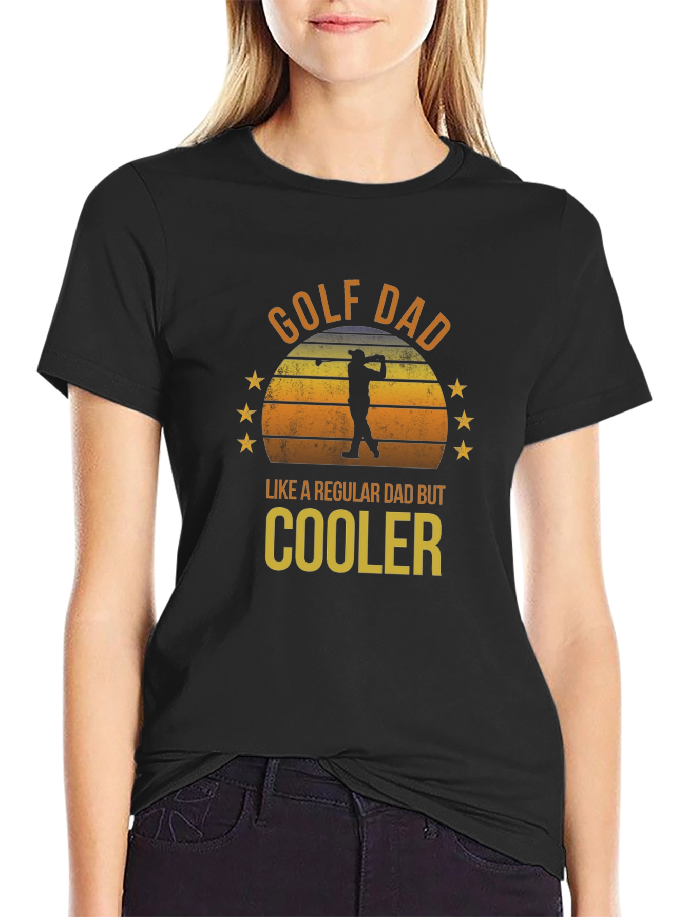 Golf Dad T-Shirt - Like a Regular Dad But Cooler