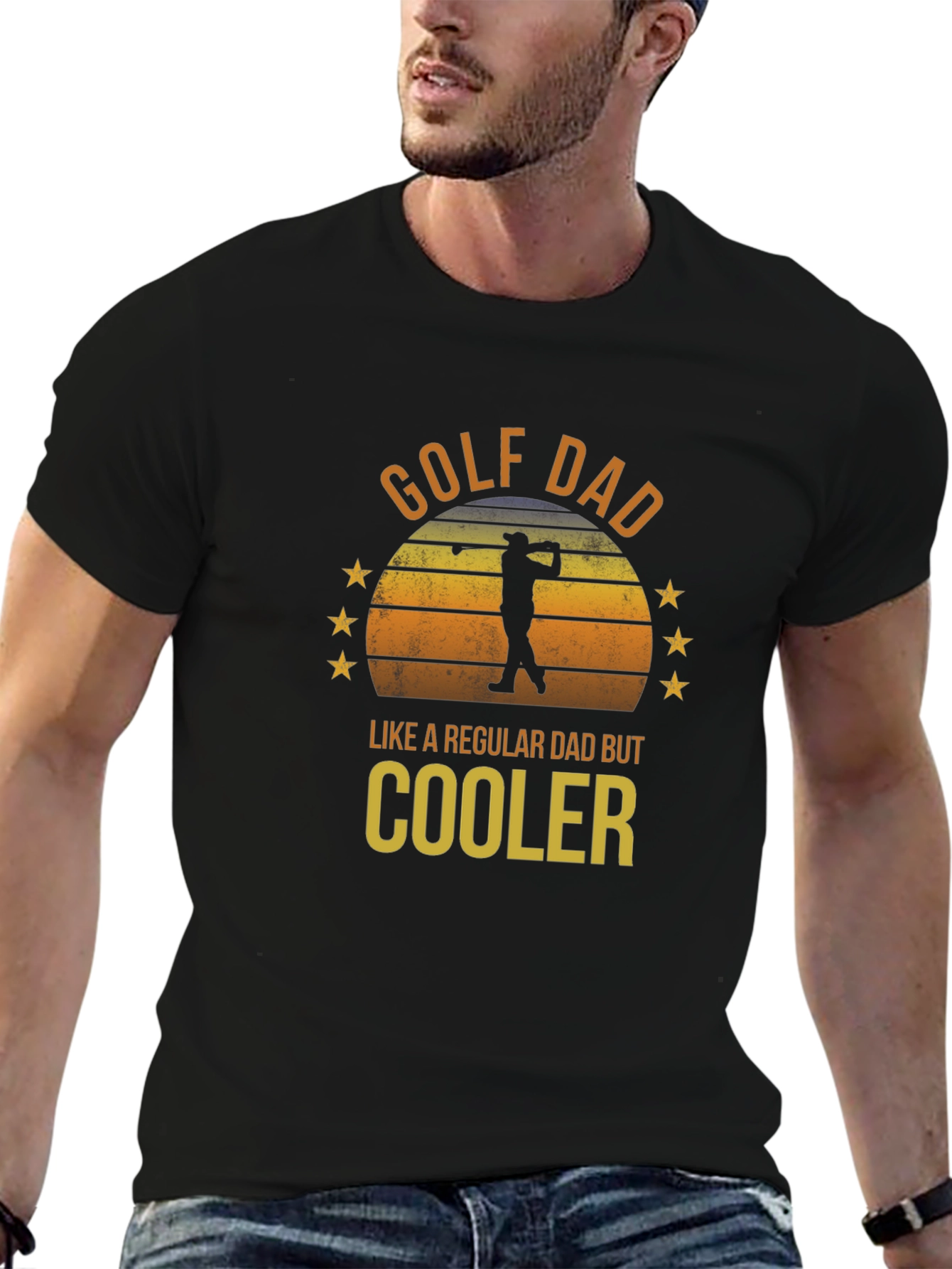 Golf Dad T-Shirt - Like a Regular Dad But Cooler
