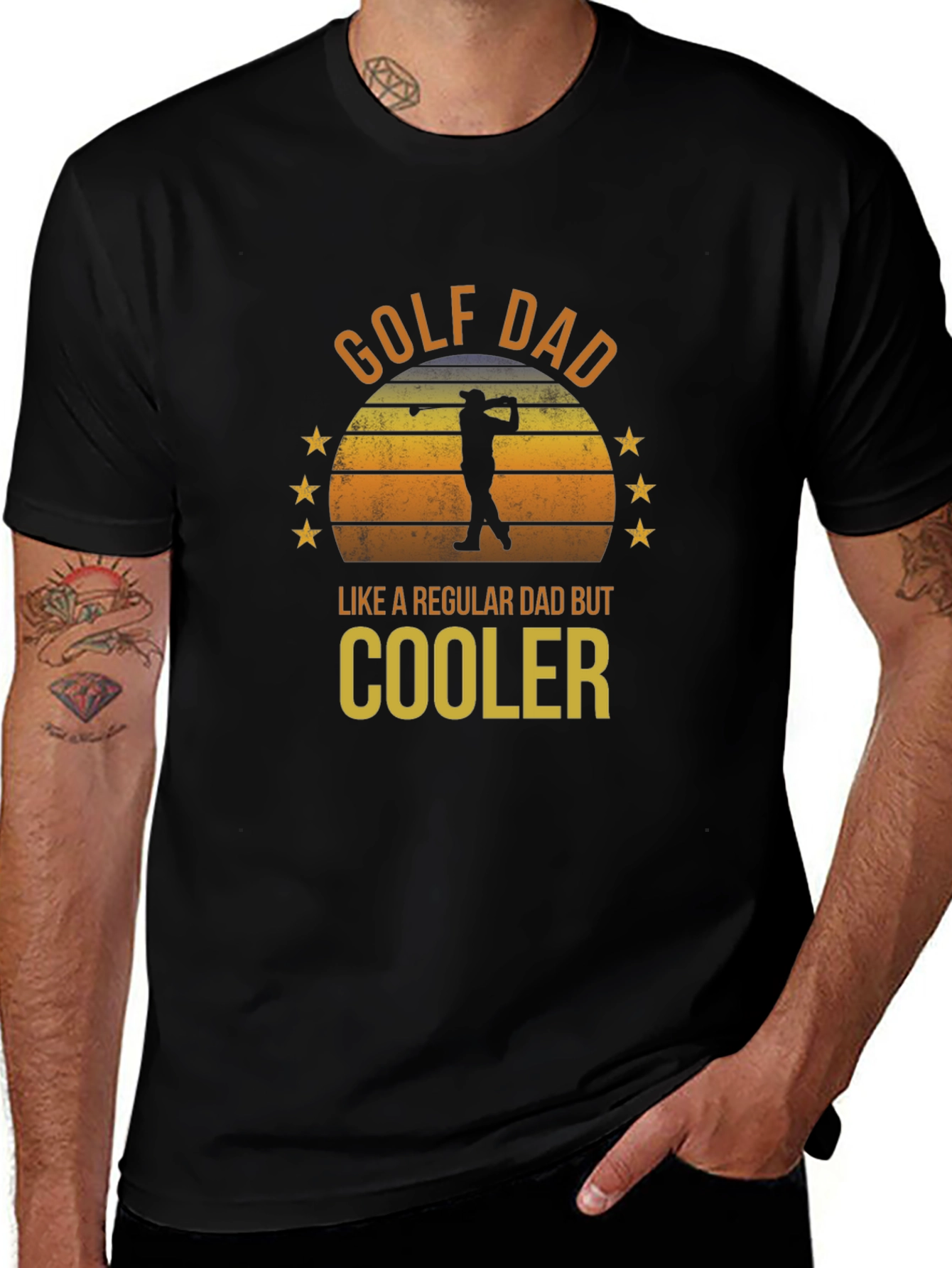Golf Dad T-Shirt - Like a Regular Dad But Cooler