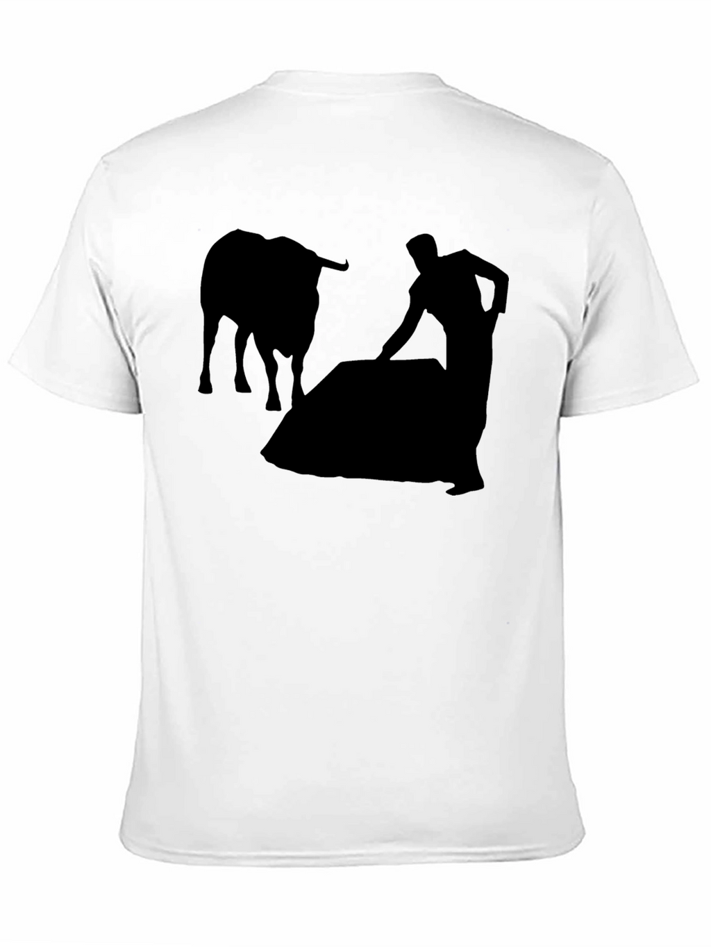 Bullfighter Silhouette T-Shirt - Black