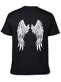 Angel Wings Graphic Tee - Black