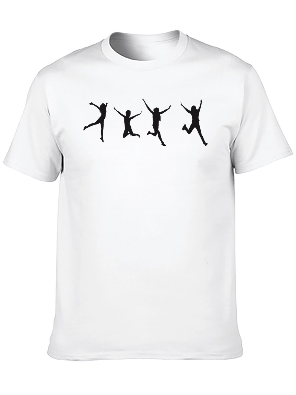 Mens Black Crew Neck T-Shirt