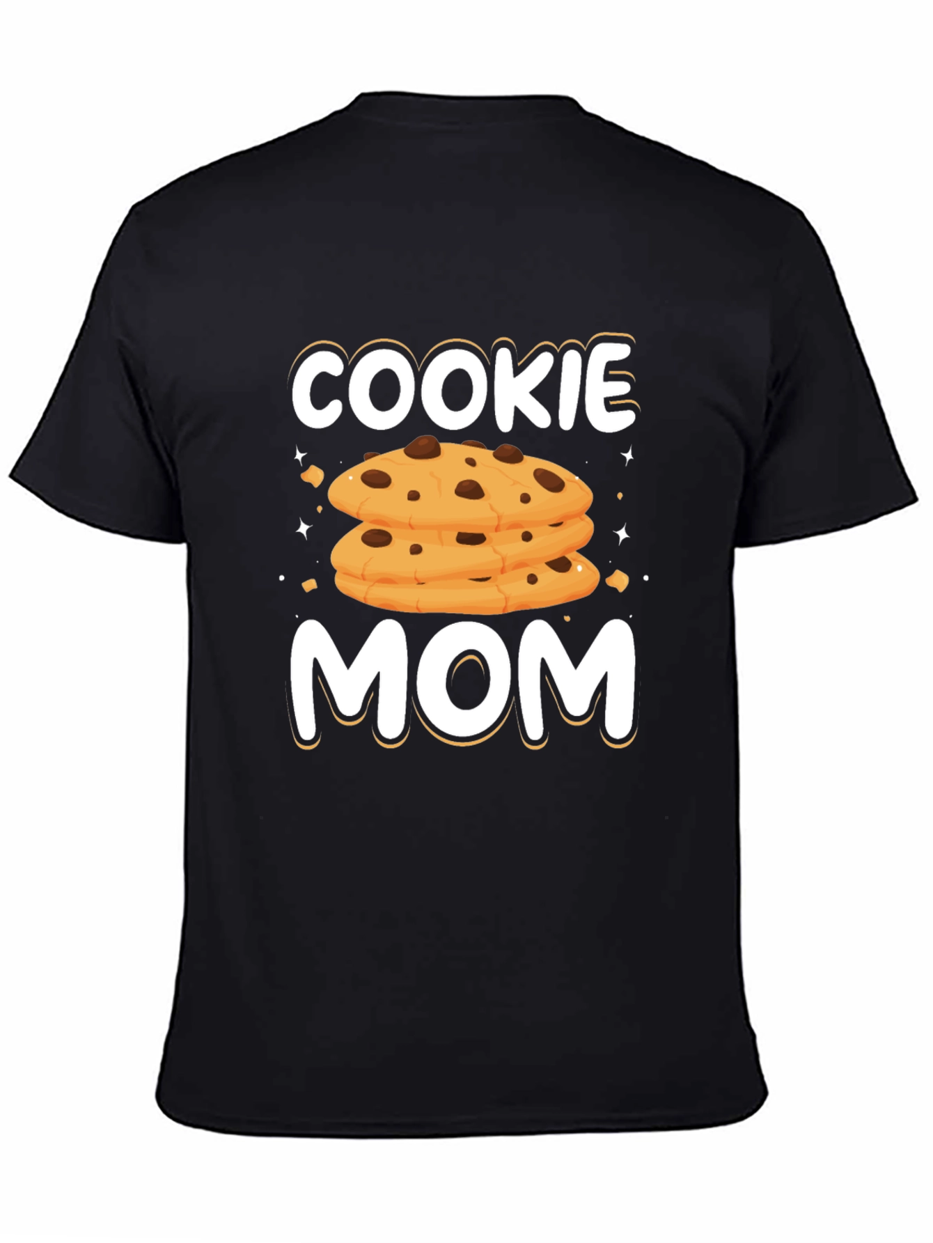 Cookie Mom Graphic T-Shirt - Black Cotton Tee