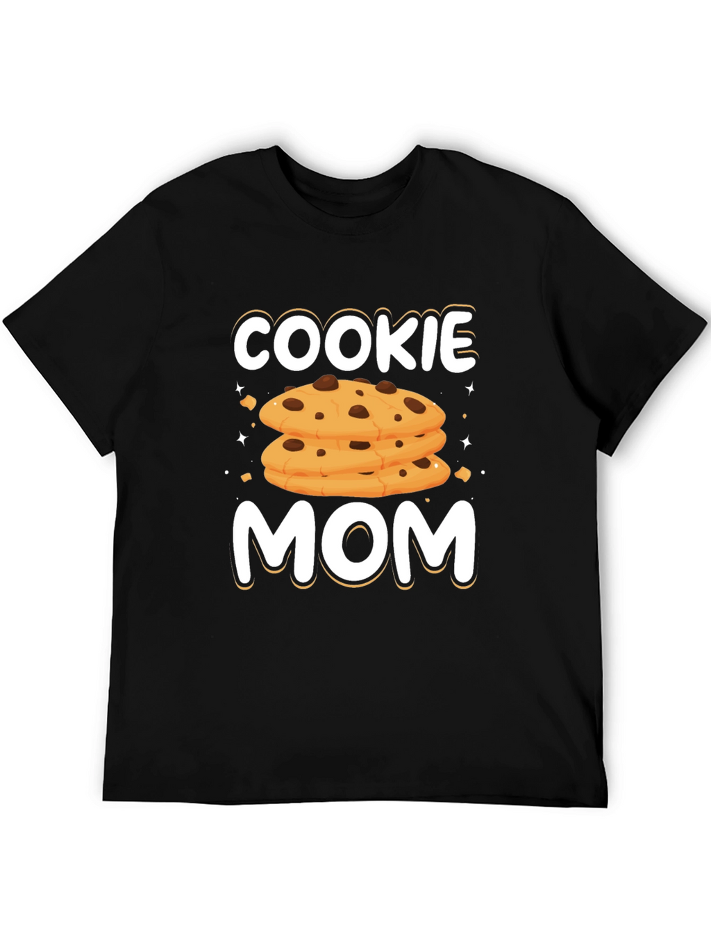 Cookie Mom Graphic T-Shirt - Black Cotton Tee
