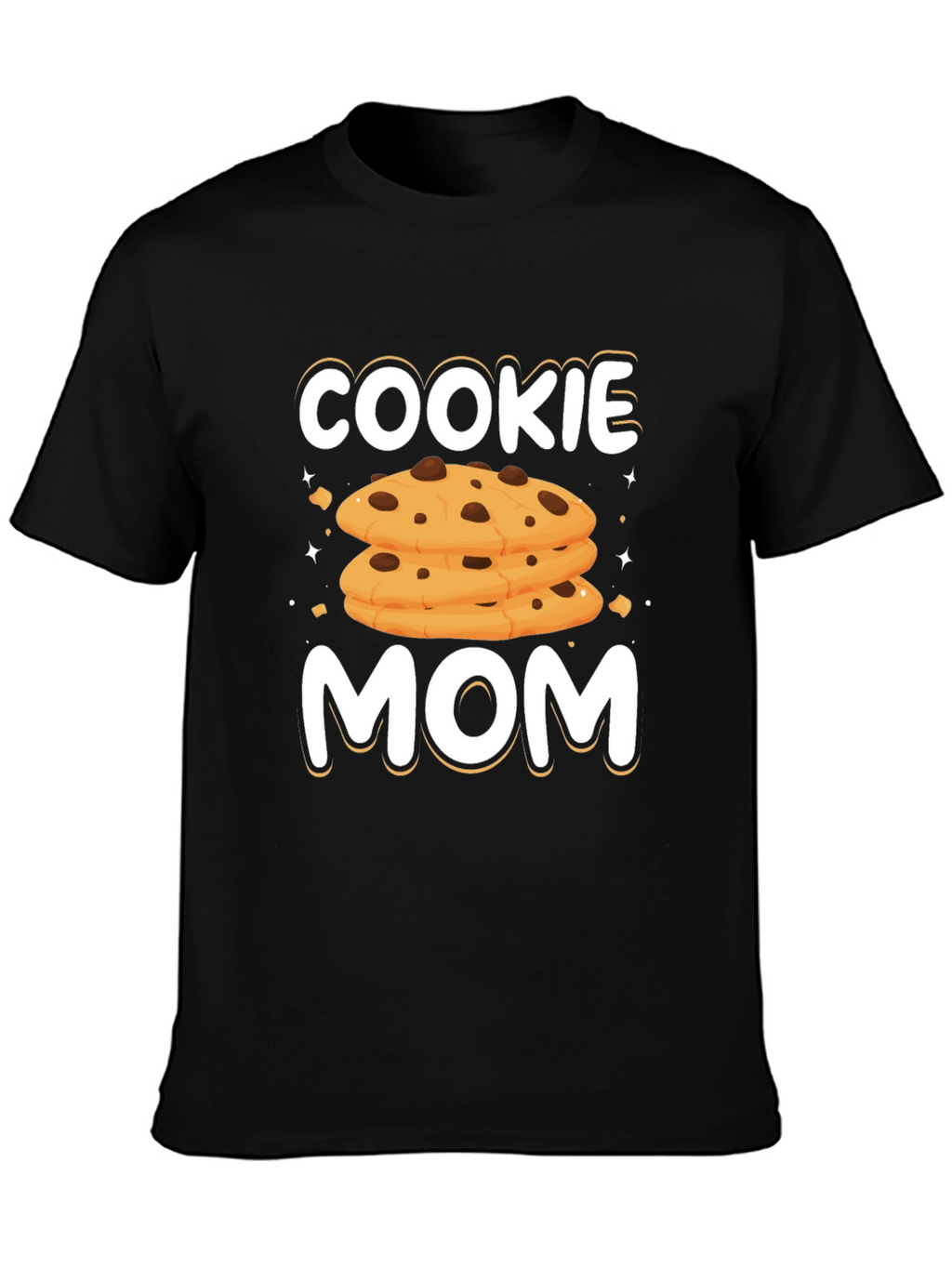 Cookie Mom Graphic T-Shirt - Black Cotton Tee