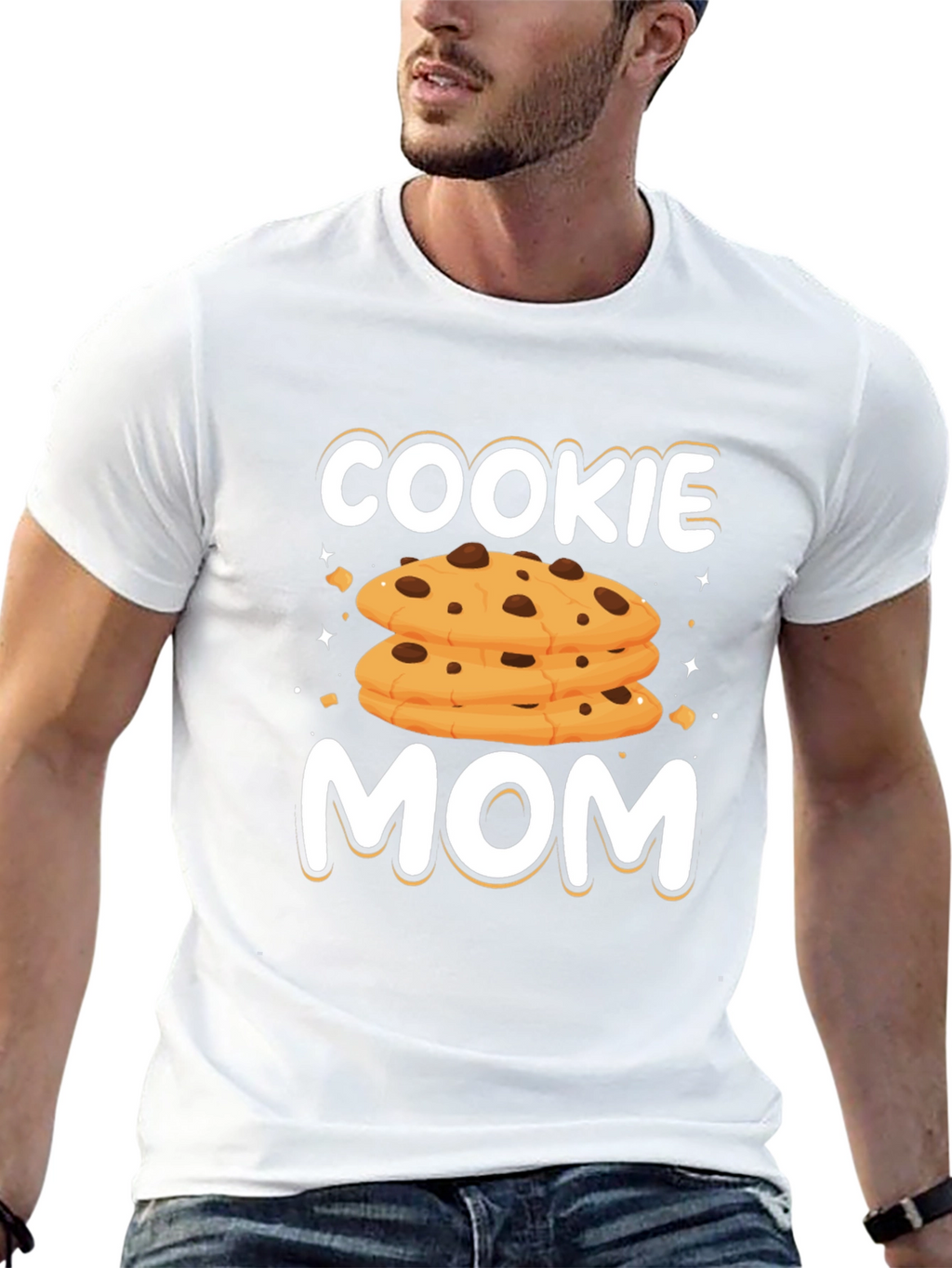 Cookie Mom Graphic T-Shirt - Black Cotton Tee