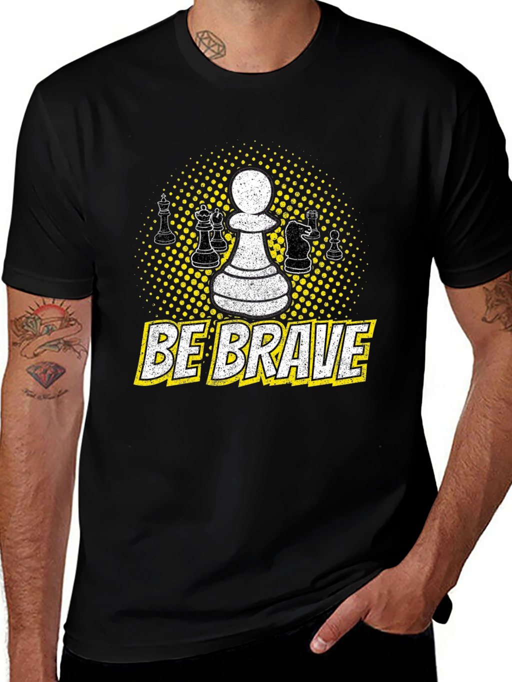 Be Brave Chess Piece T-Shirt
