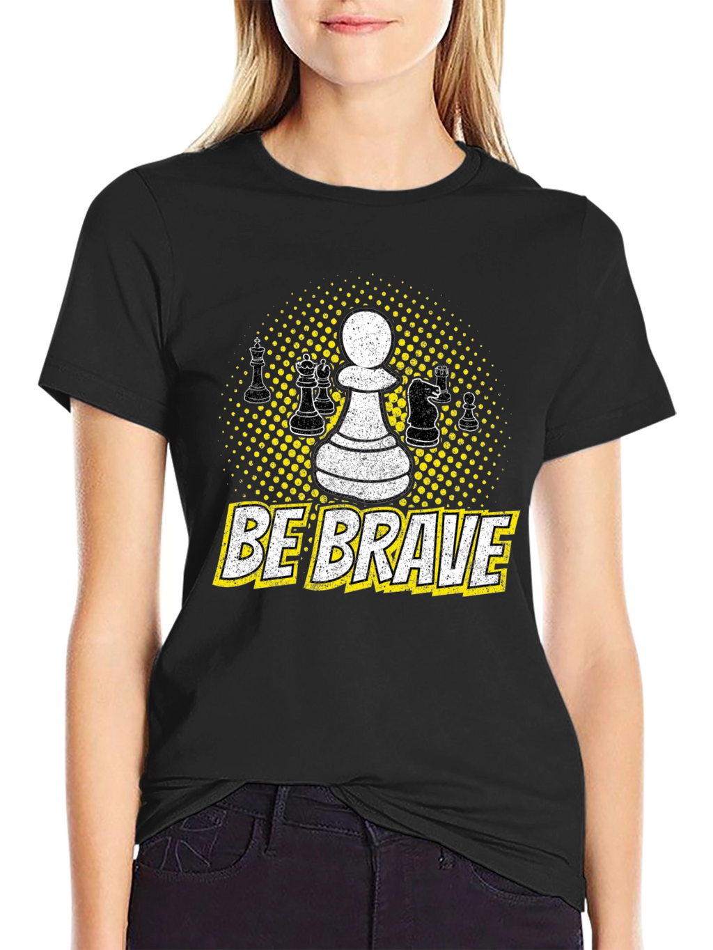 Be Brave Chess Piece T-Shirt