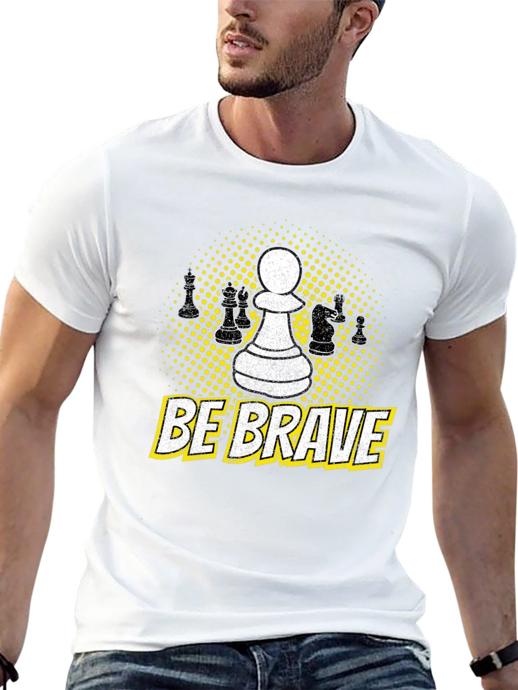 Be Brave Chess Piece T-Shirt