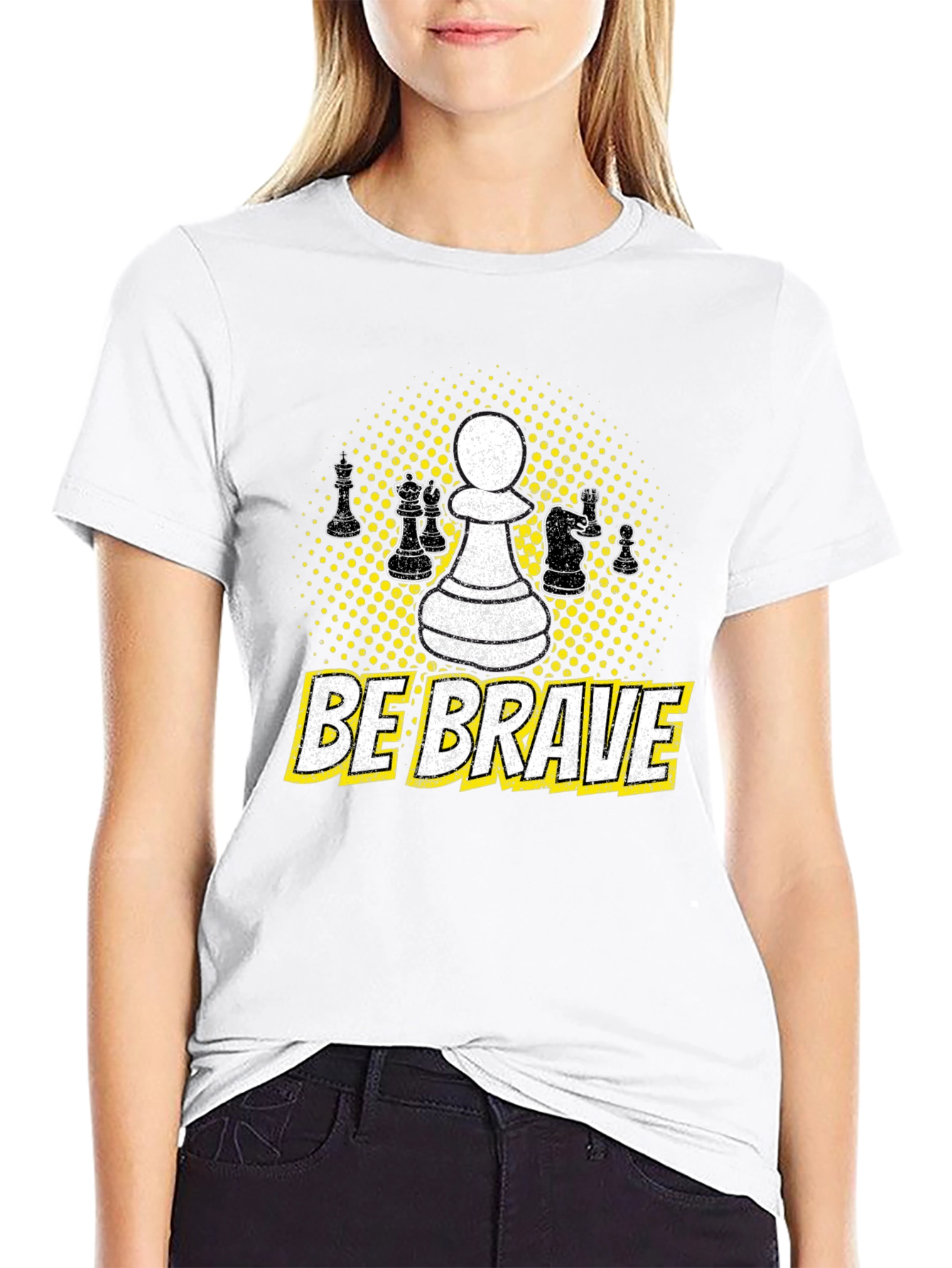 Be Brave Chess Piece T-Shirt