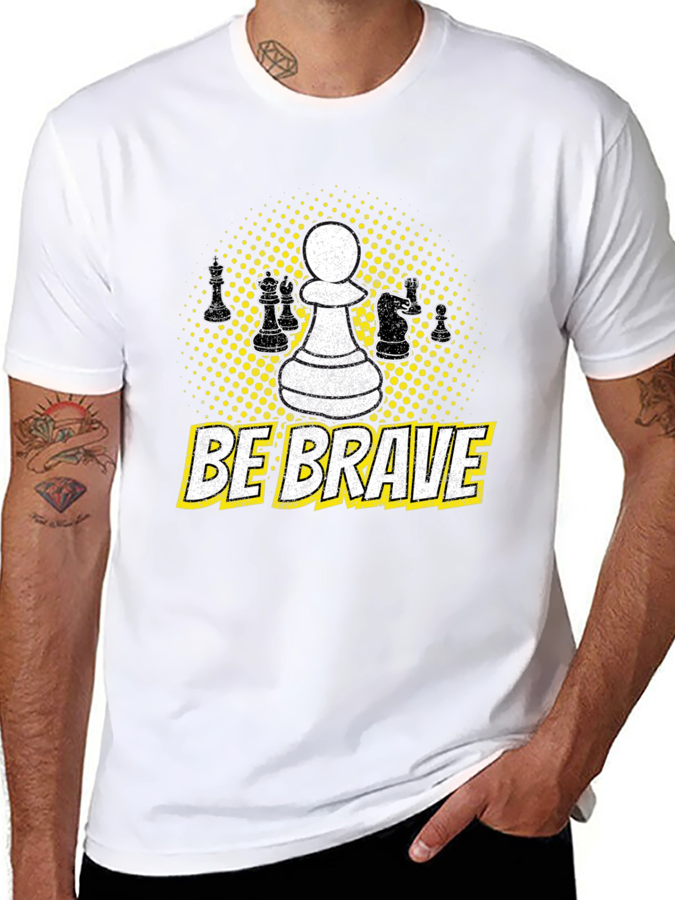 Be Brave Chess Piece T-Shirt
