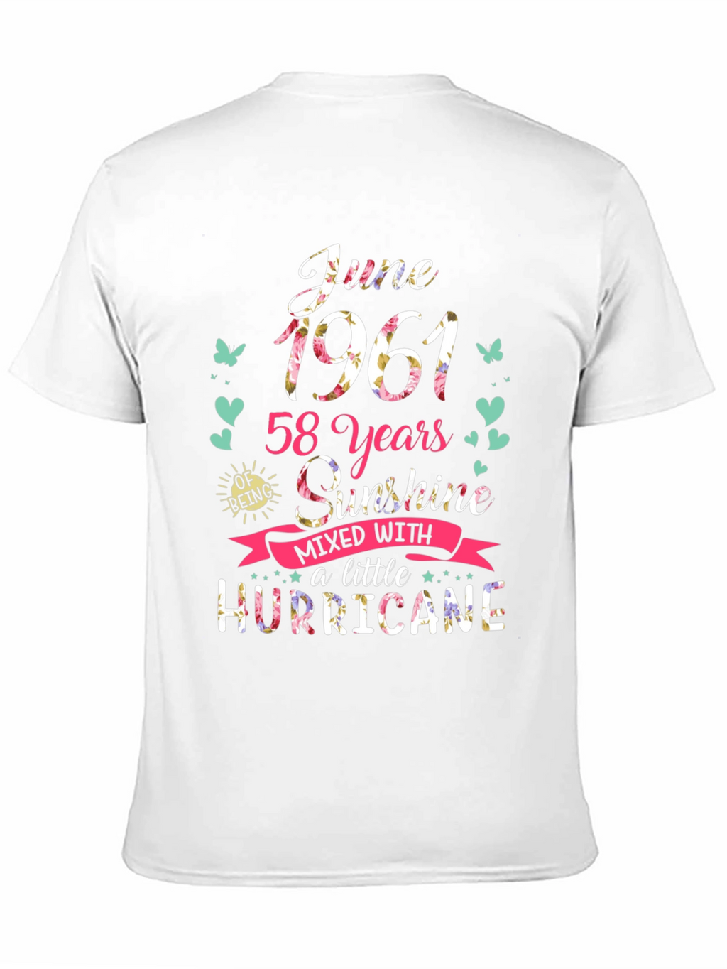 June 1961 58 Years Sunshine Hurricane T-Shirt
