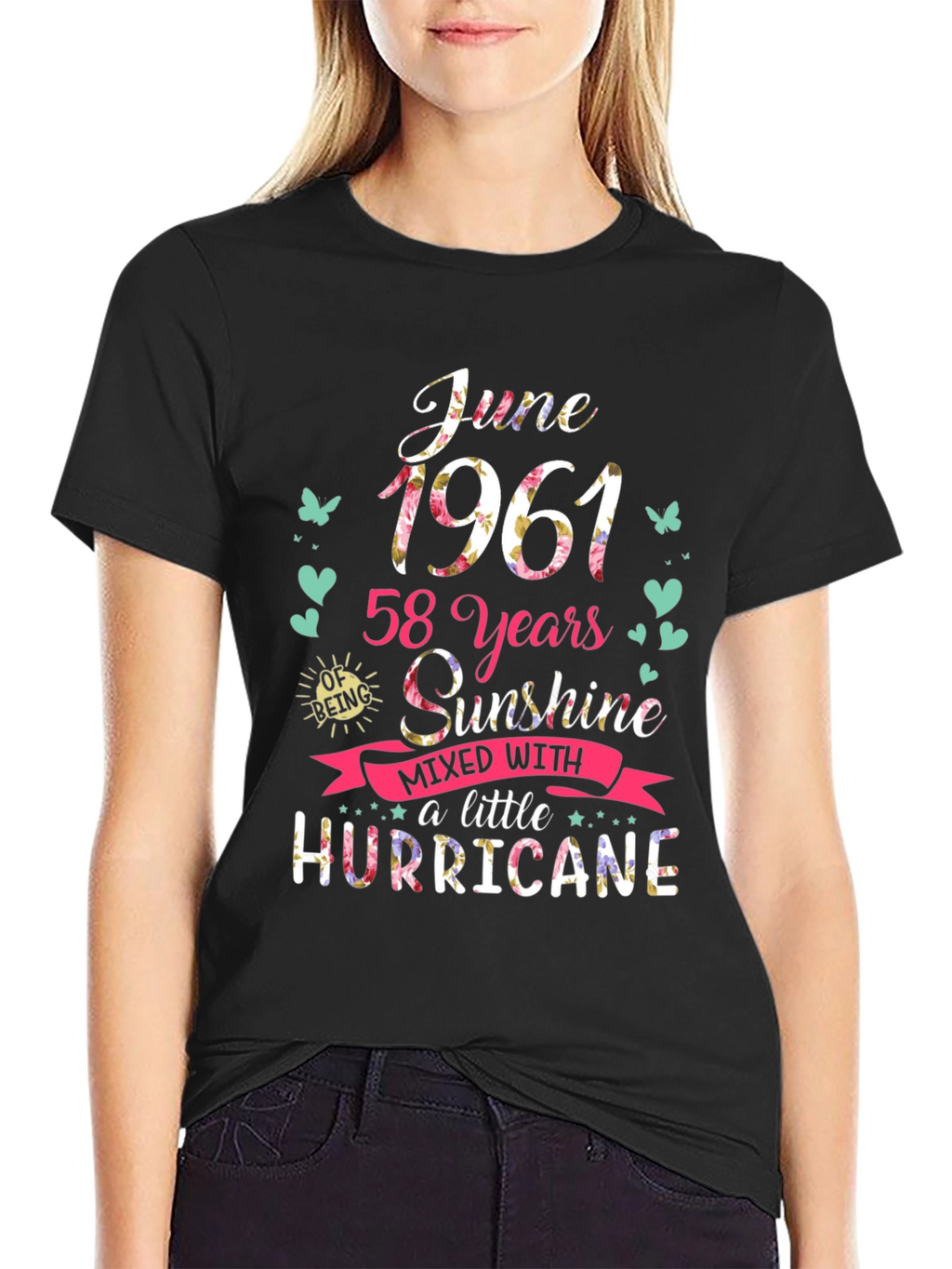 June 1961 58 Years Sunshine Hurricane T-Shirt