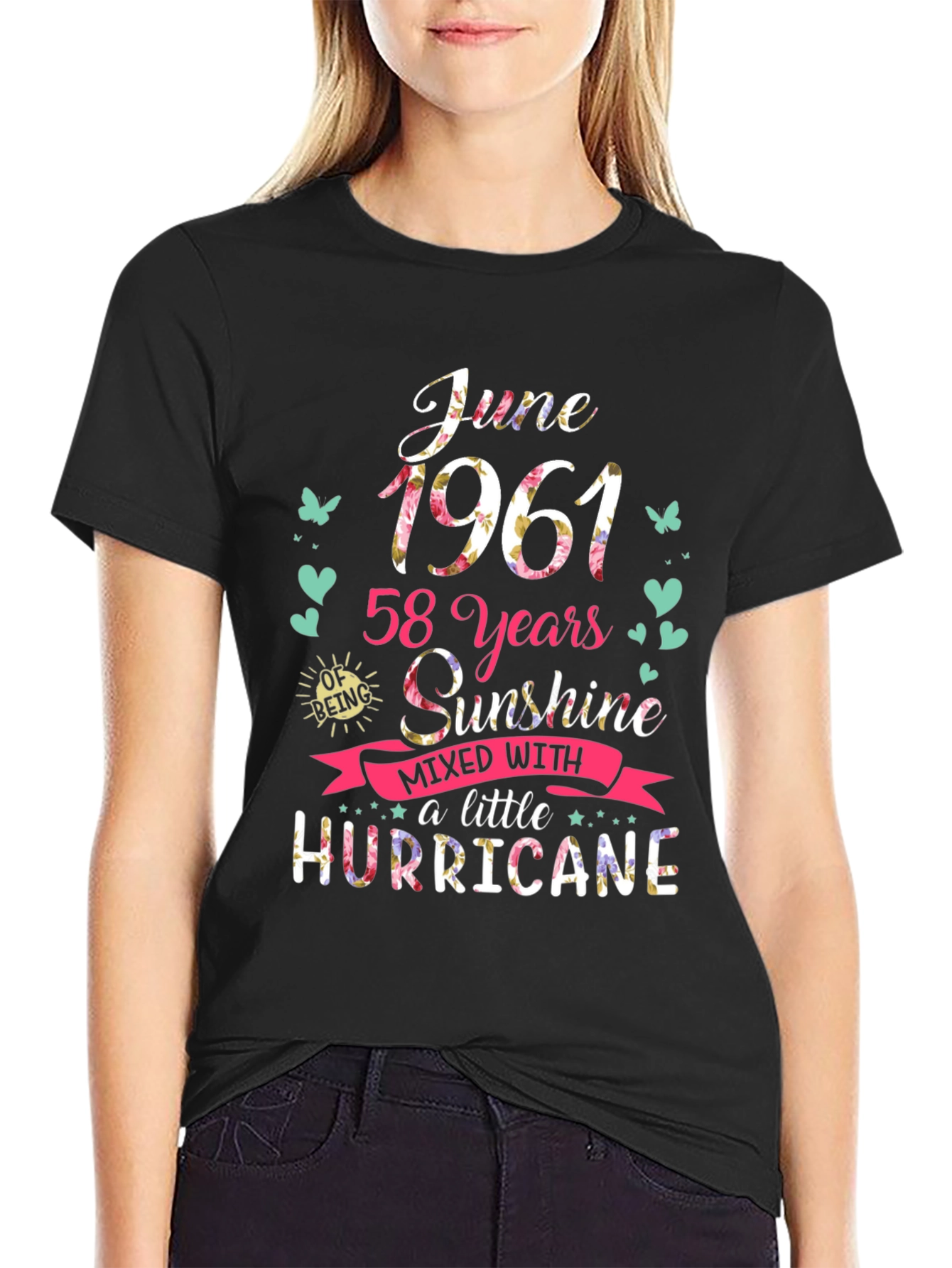 June 1961 58 Years Sunshine Hurricane T-Shirt