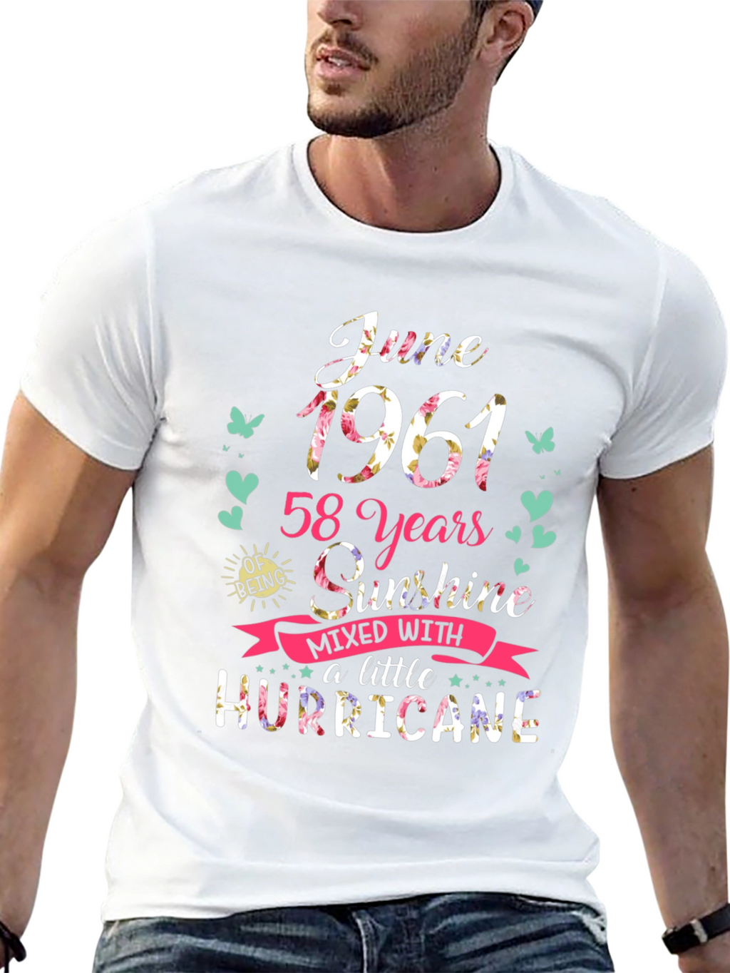 June 1961 58 Years Sunshine Hurricane T-Shirt