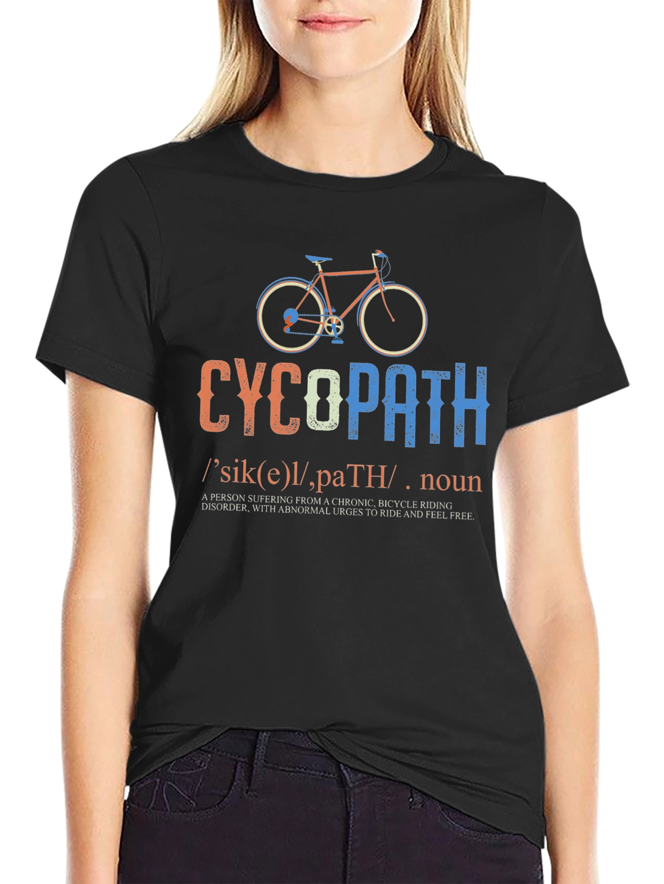 CycoPath Bicycle Riding T-Shirt - Funny Cycling Gift