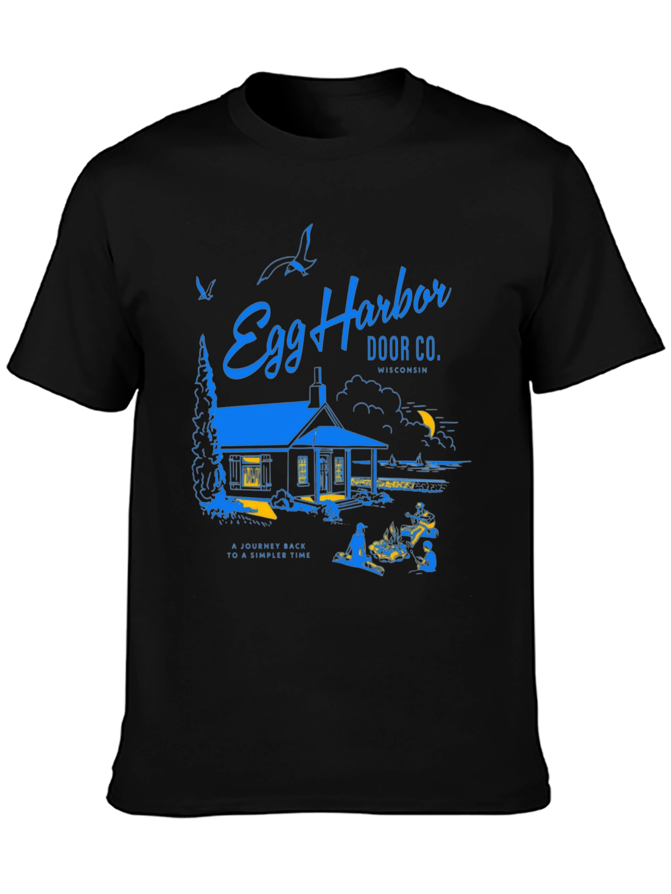 Egg Harbor Door Co. Graphic T-Shirt Vintage Design