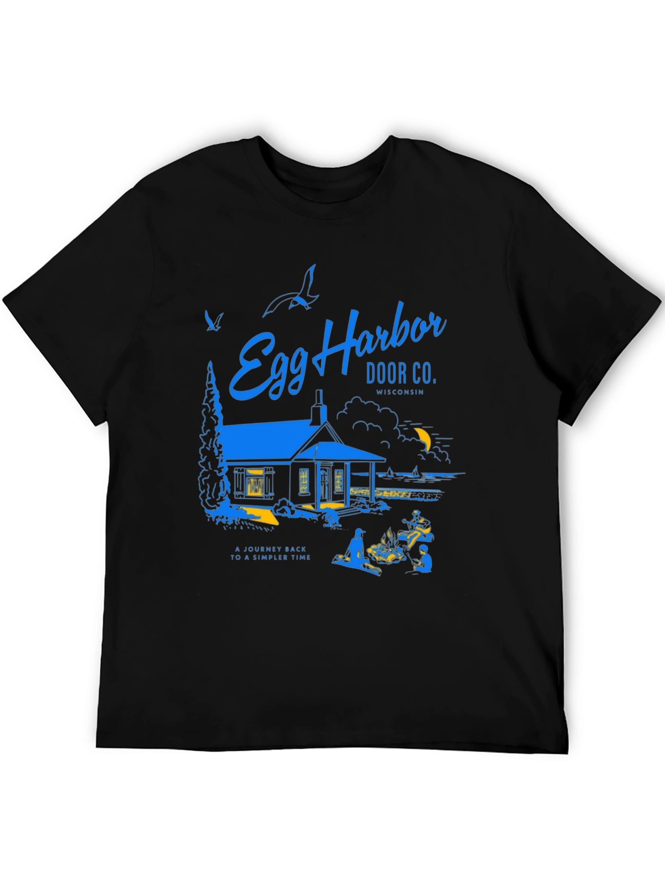 Egg Harbor Door Co. Graphic T-Shirt Vintage Design