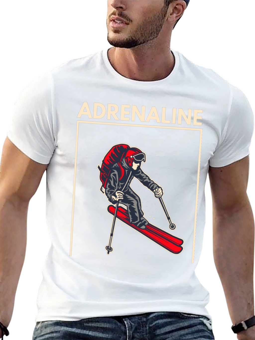Adrenaline Skiing Graphic Tee