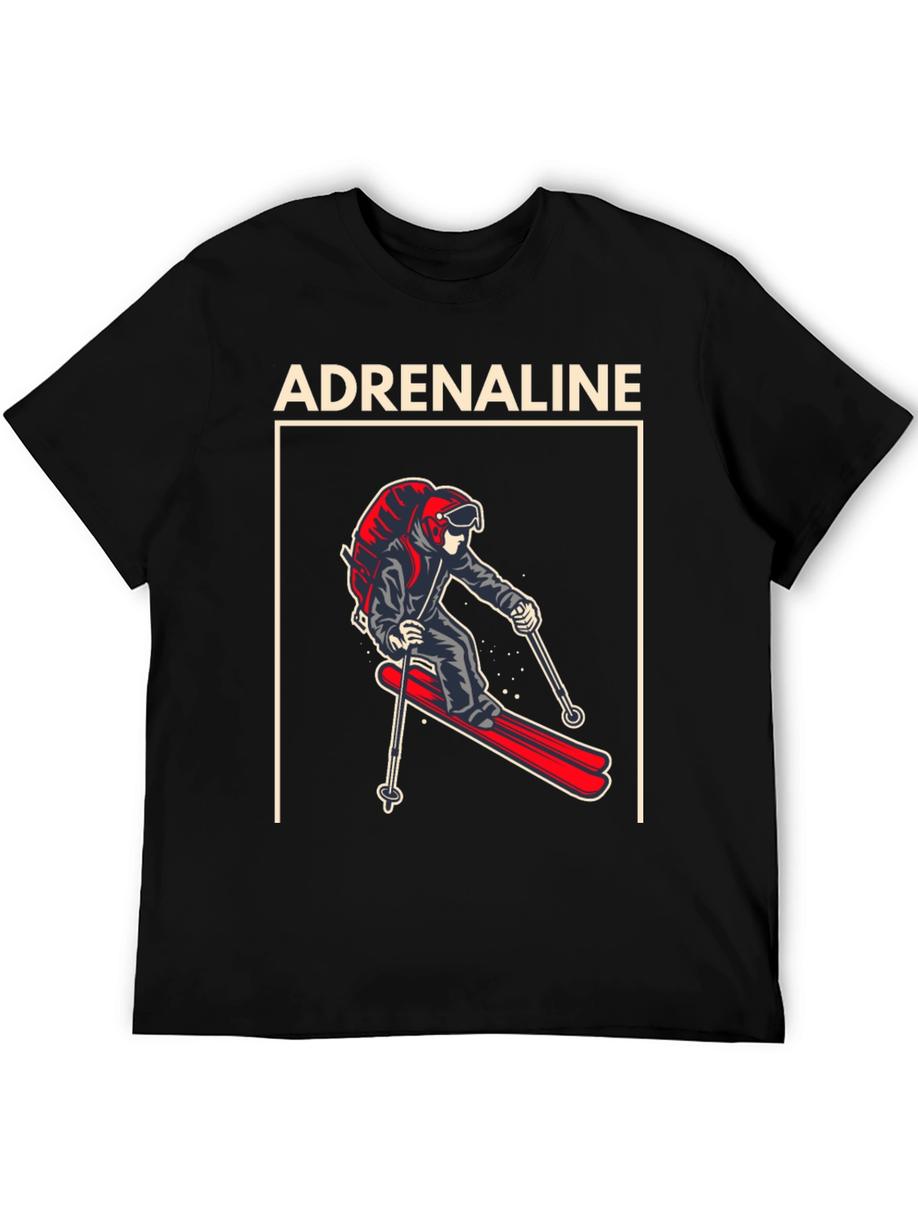 Adrenaline Skiing Graphic Tee